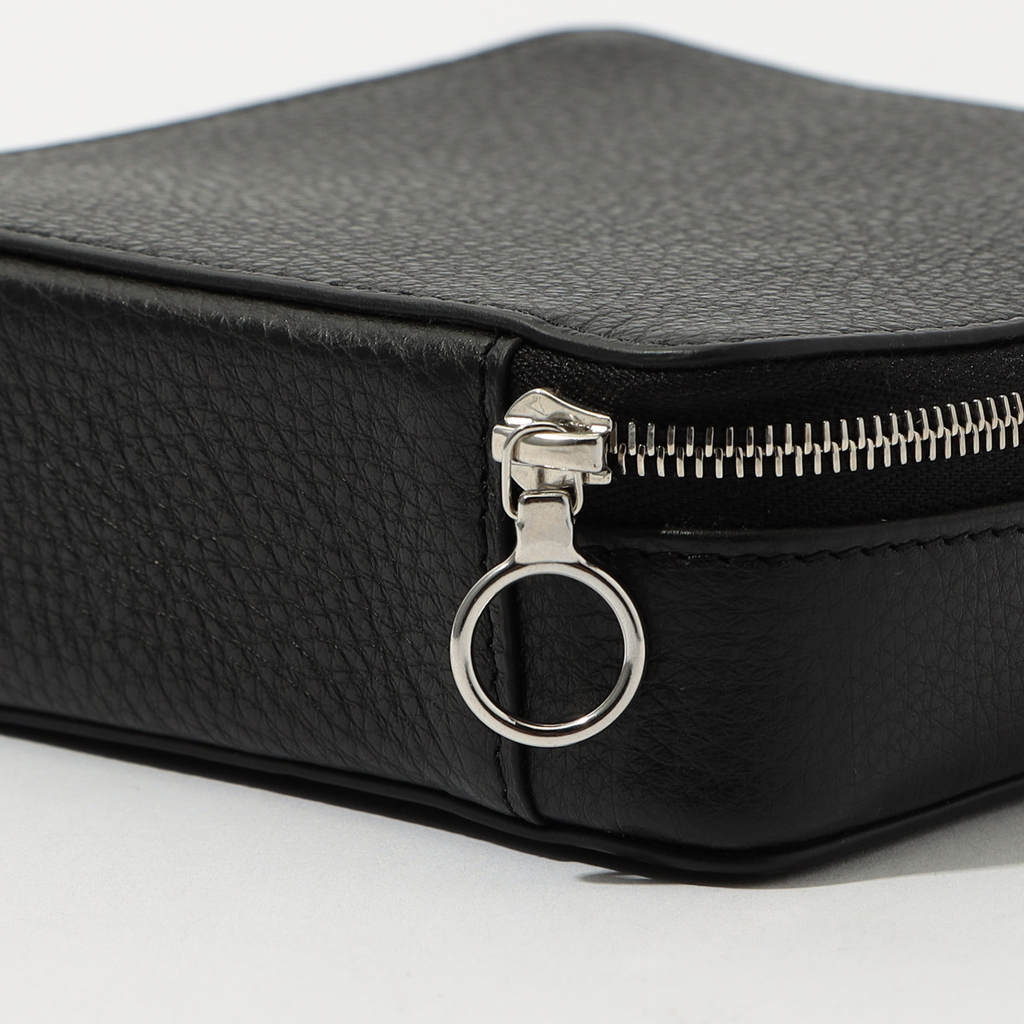 お値下げ中　Aeta  SMALL CONTAINER C 黒レザー四角形 PG28-A-blk-01.jpg