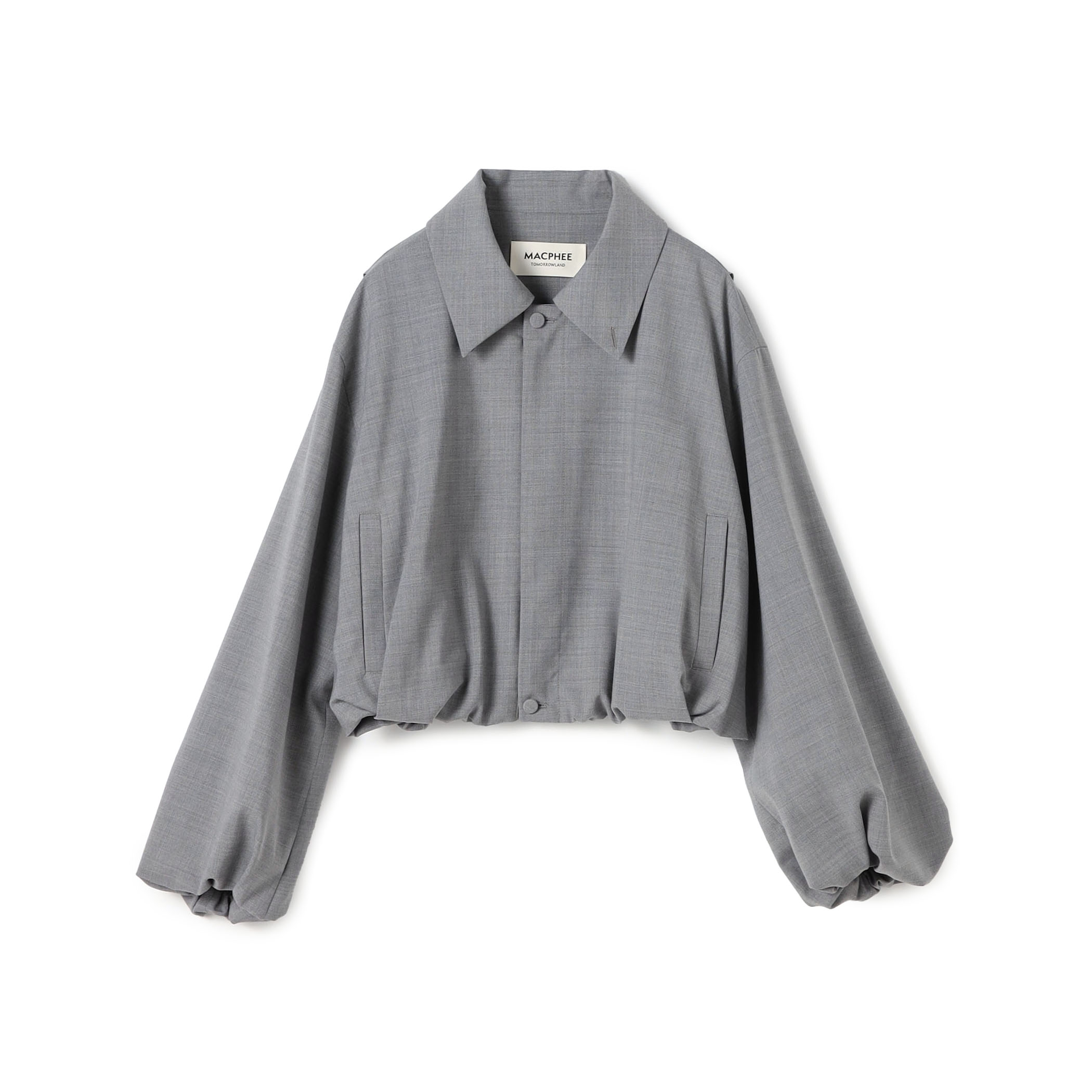 ストレッチトロピカル ショートブルゾン