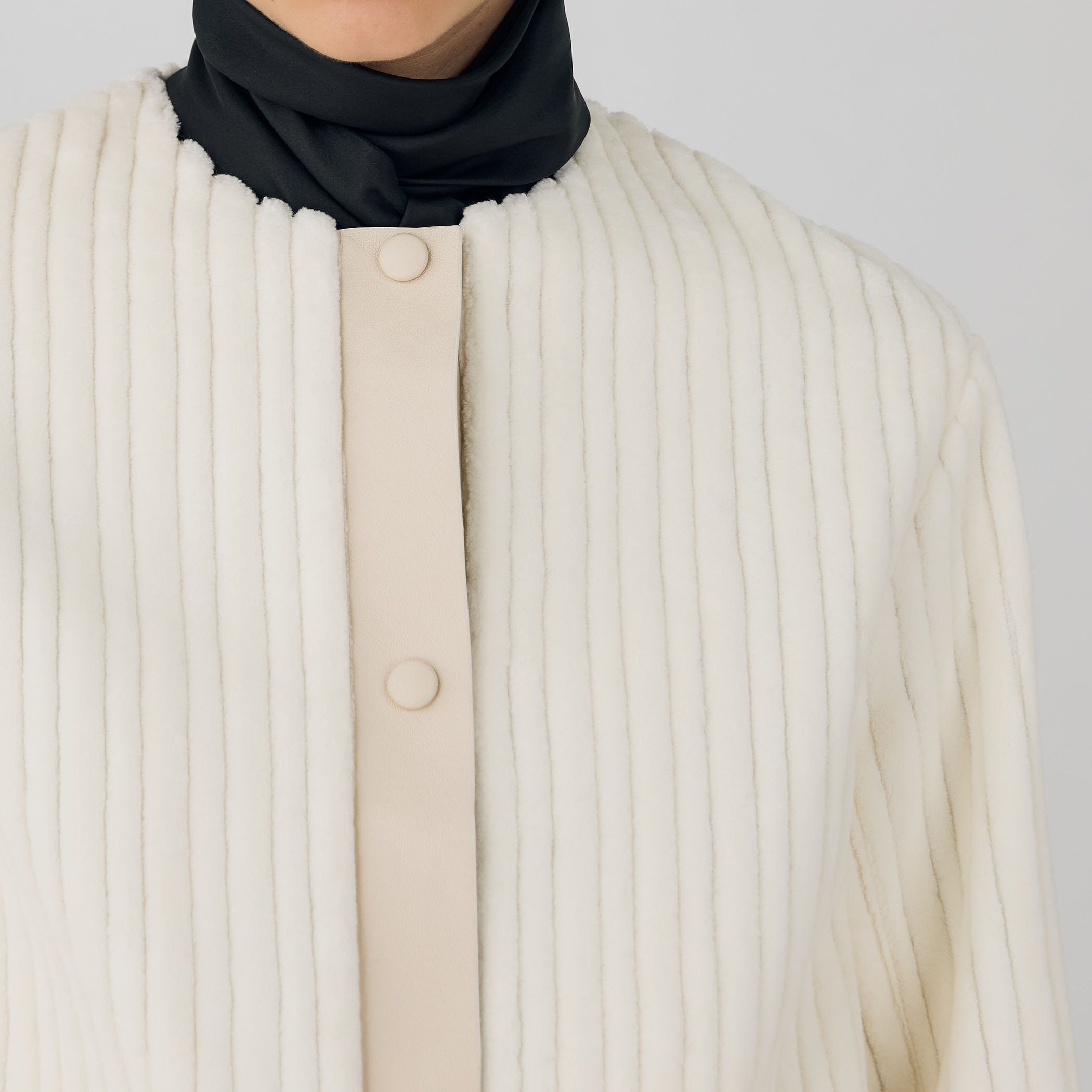 トゥモローランド デプレ　クルーネックブルゾン ワイドリッジパイル クルーネックブルゾン｜トゥモローランド 公式通販