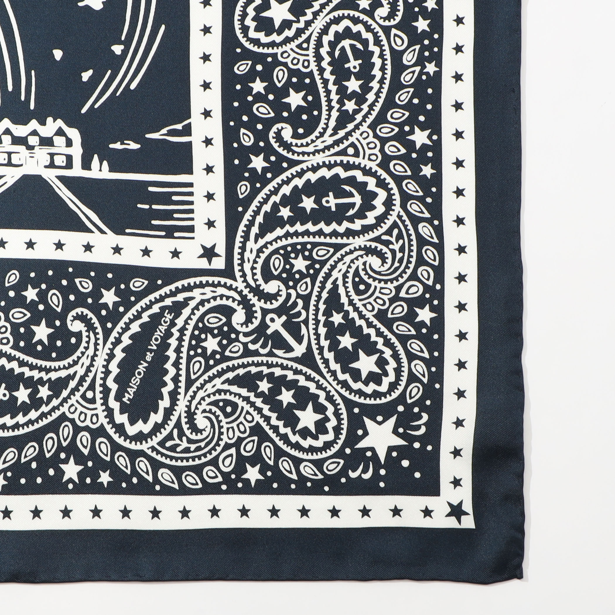 MAISON et VOYAGE シルクツイル バンダナスカーフ｜トゥモローランド