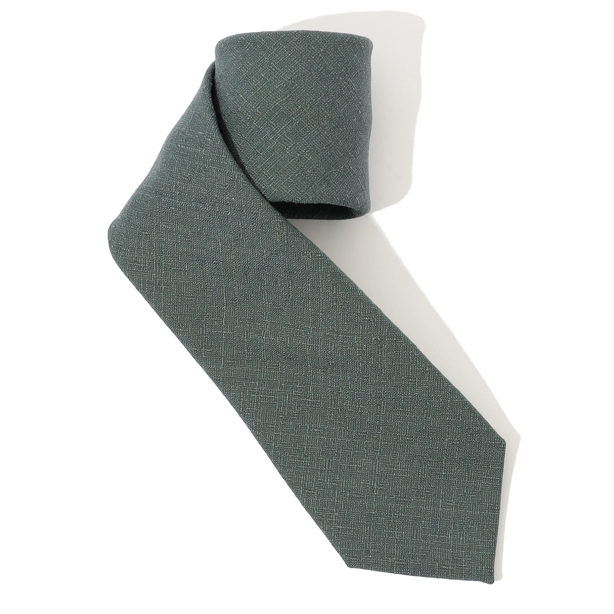 ERRICO FORMICOLA ウールシルク ソリッドネクタイ