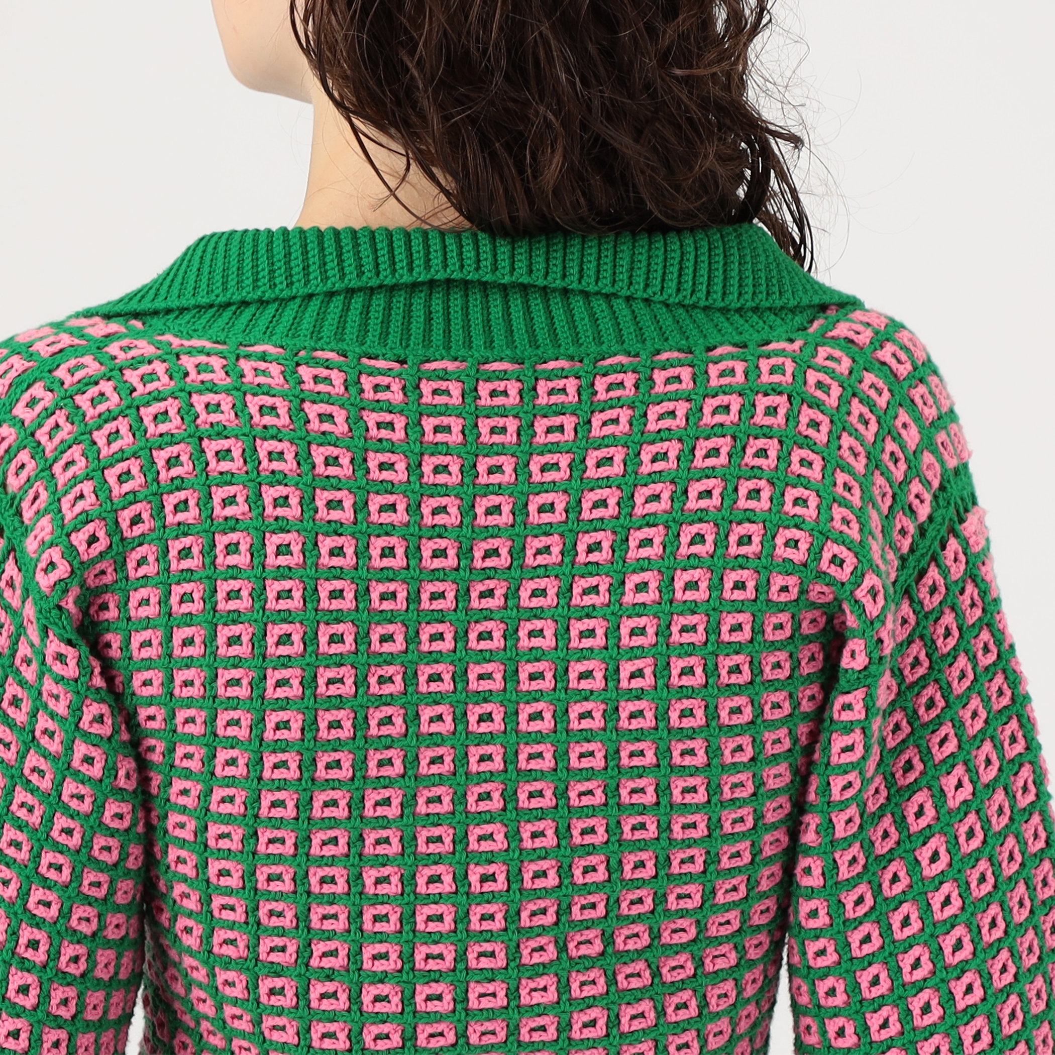 MOZHDEH MATIN SQUARE POLO スキッパーニット｜トゥモローランド