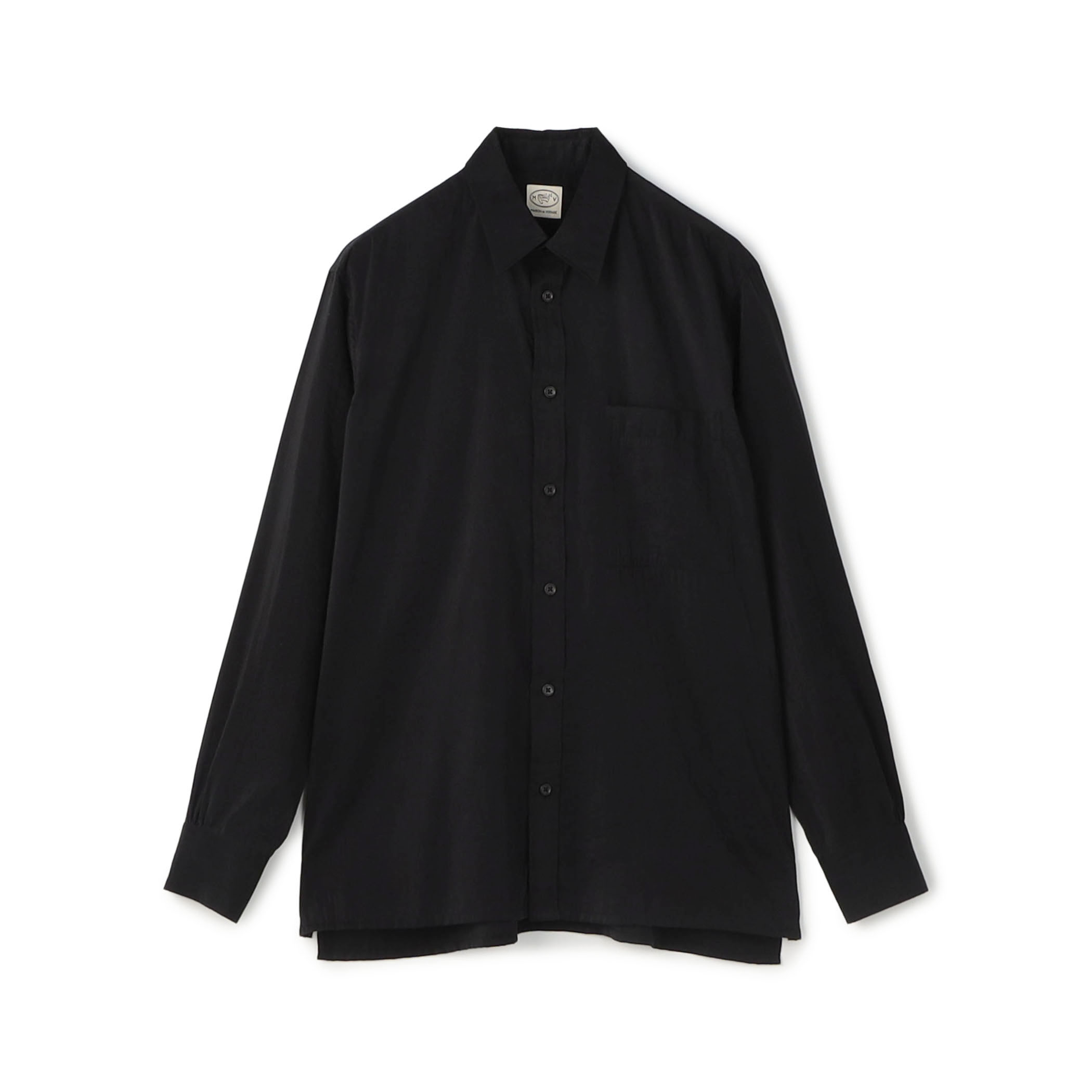 シルクナイロン レギュラーカラーシャツ