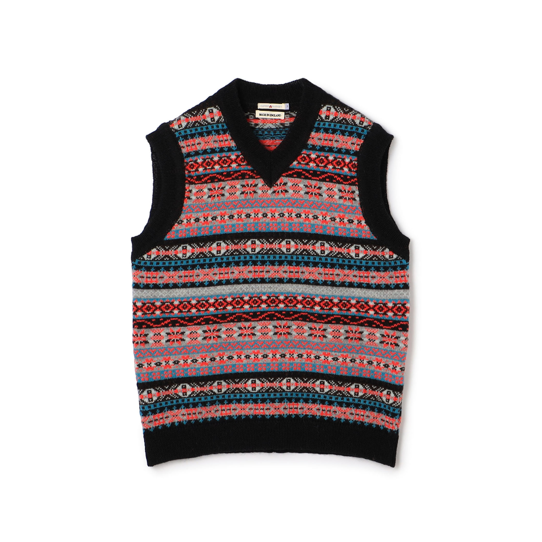 【別注】Redeux FAIR ISLE VEST フェアアイル ニットベスト