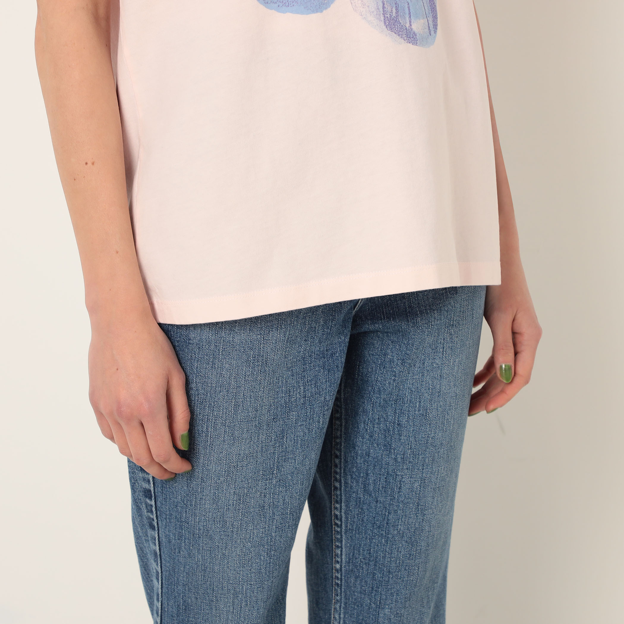 【別注】GANNI×TOMORROWLAND コットン プリントTシャツ