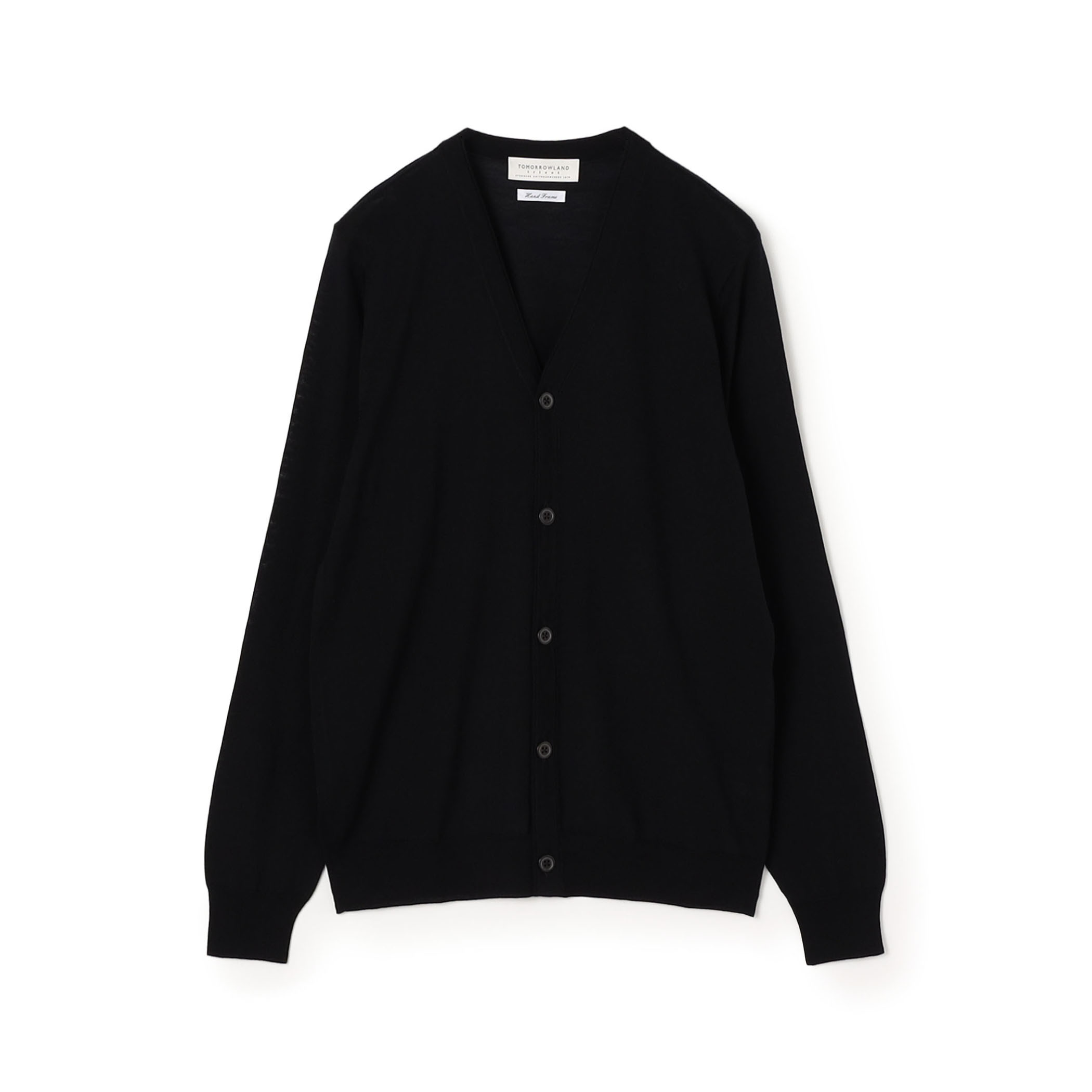 TOMORROWLAND tricot スーパーファインメリノウール Vネックカーディガン S-WOOL