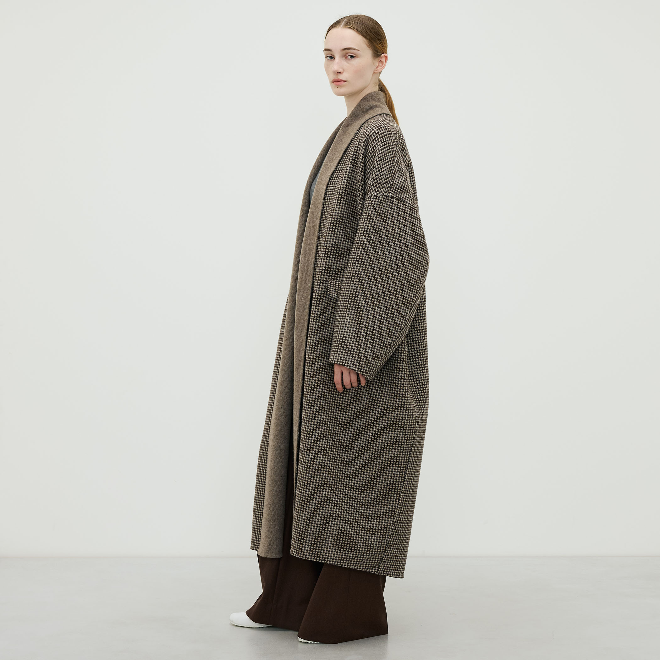 FAKE LONDON モッズコート ウール✖︎カシミア レザー肘パッチ FAKE
