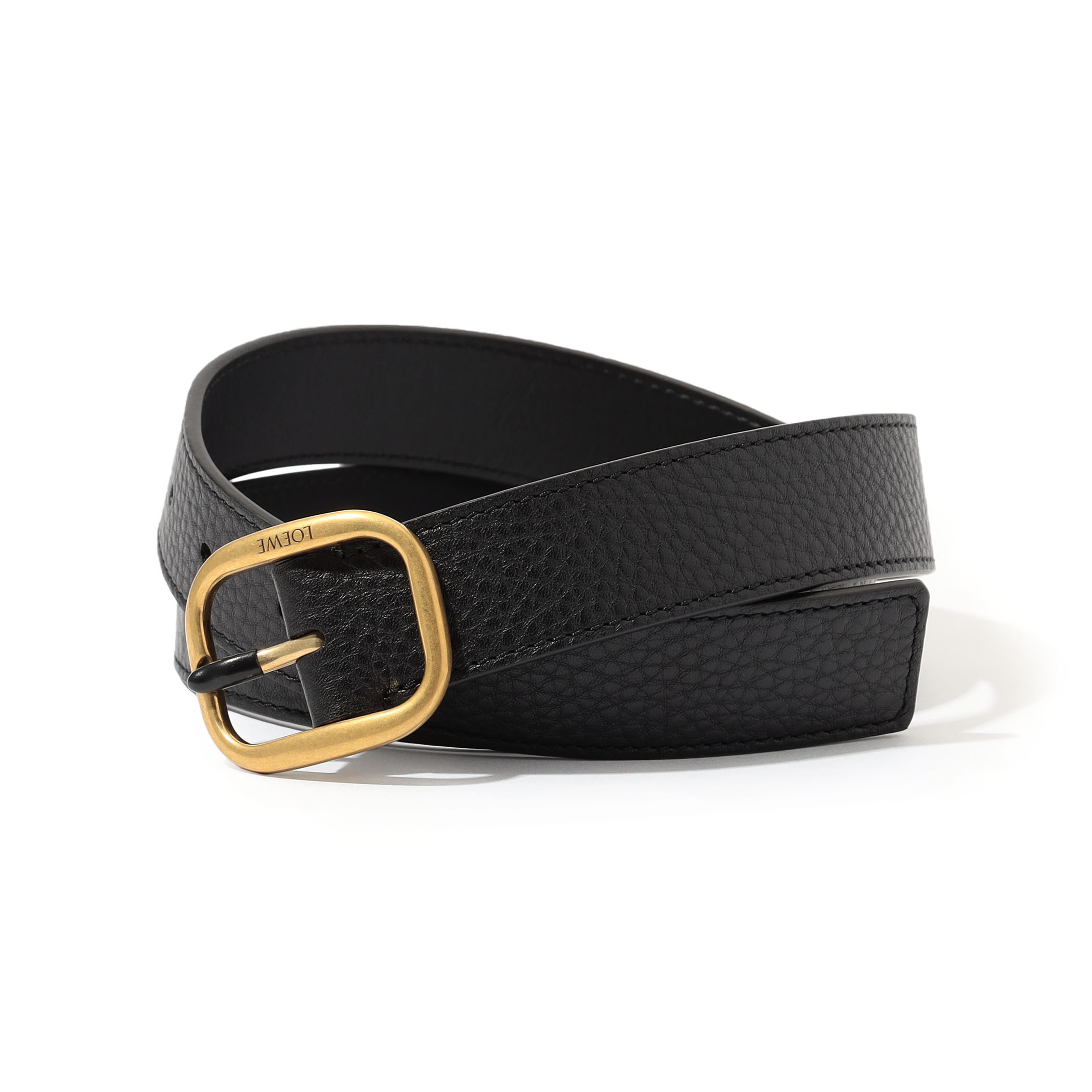 LOEWE ラウンドバックル ソフトベルト