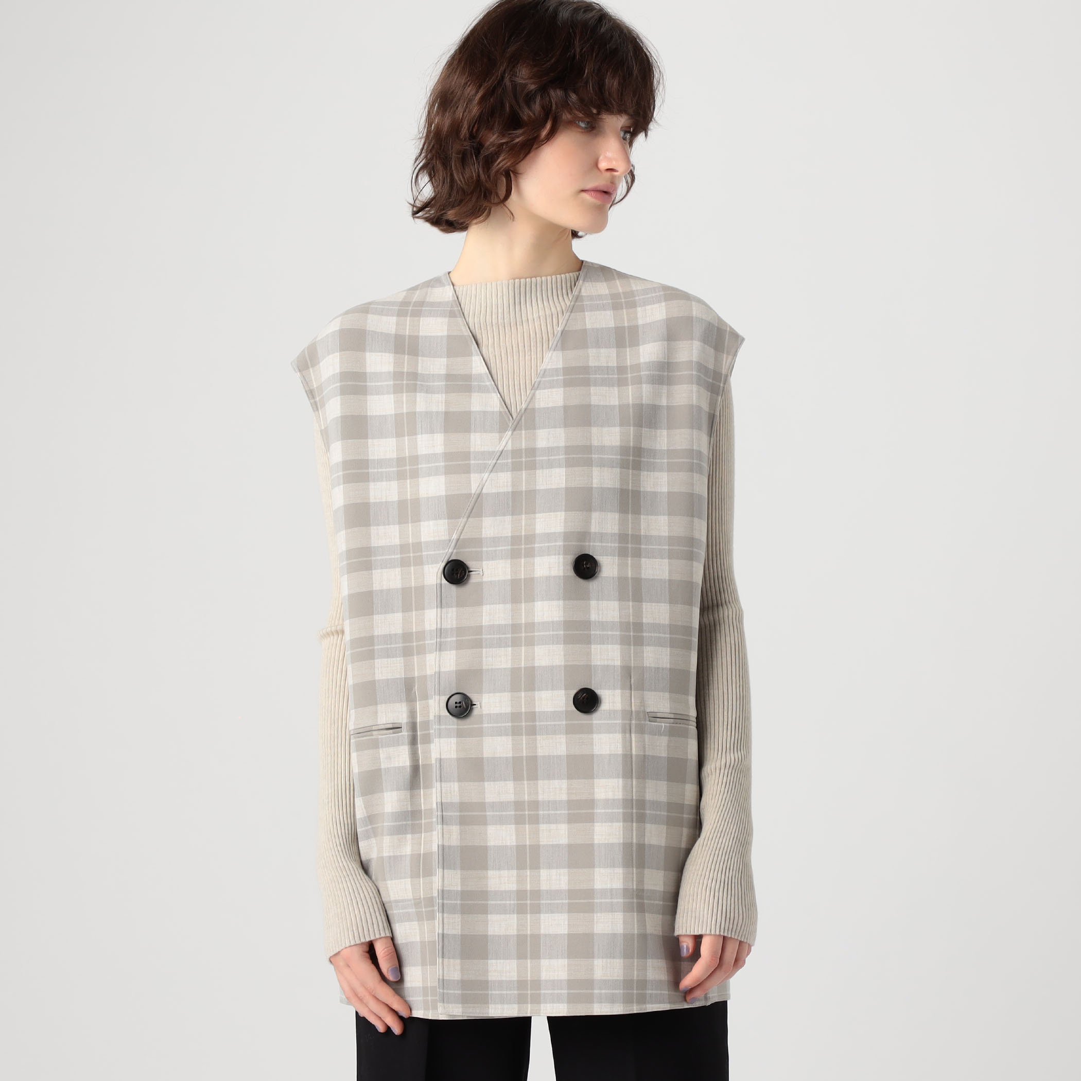 プレーンダブルフェイス リバーシブルジレ｜トゥモローランド 公式通販