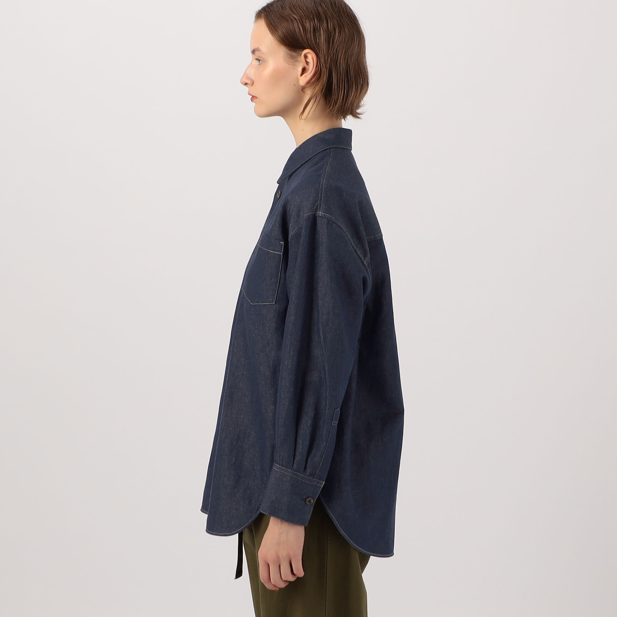 リアクティブデニム レギュラーシャツ｜トゥモローランド 公式通販