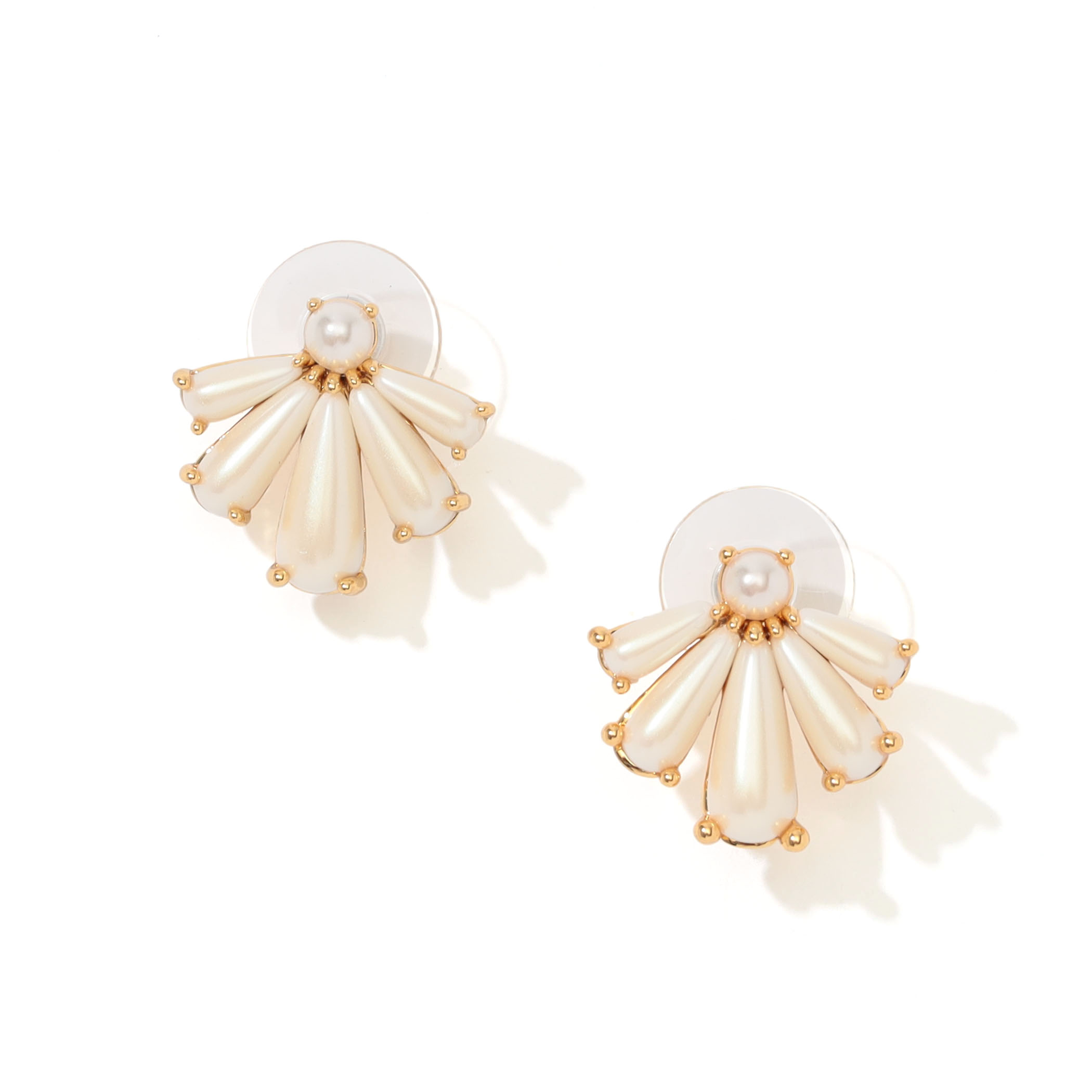 LELE SADOUGHI SCALLOPED PEARL STUD ピアス