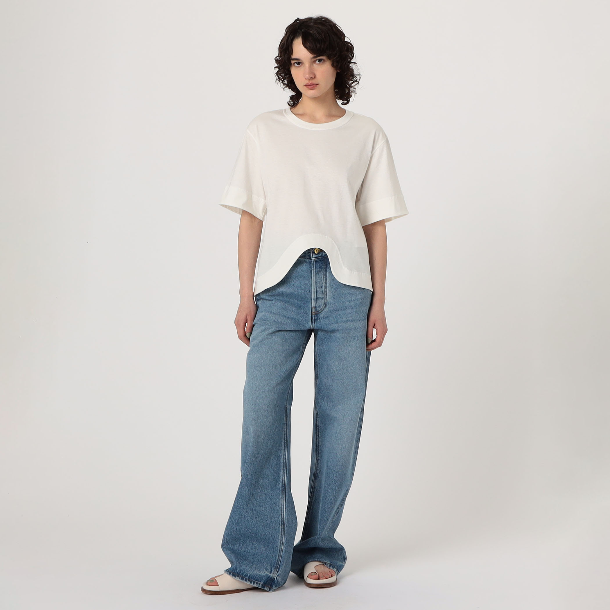 デニム・ジーパン Le De Nimes Jeans The wide de-Nîmes denim pants by JACQUEMUS | Official website