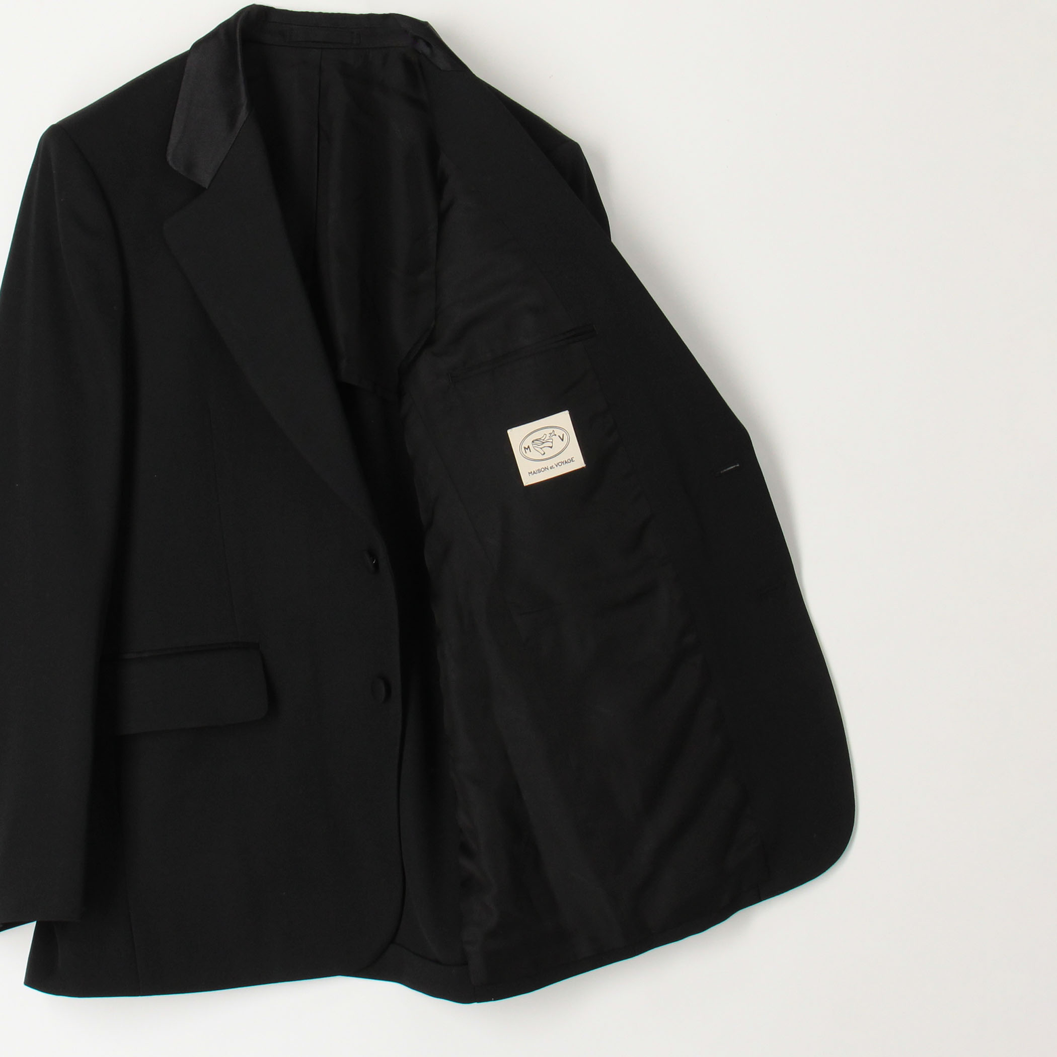 ウール シングルブレステッド2Bジャケット DORMEUIL BARATHEA