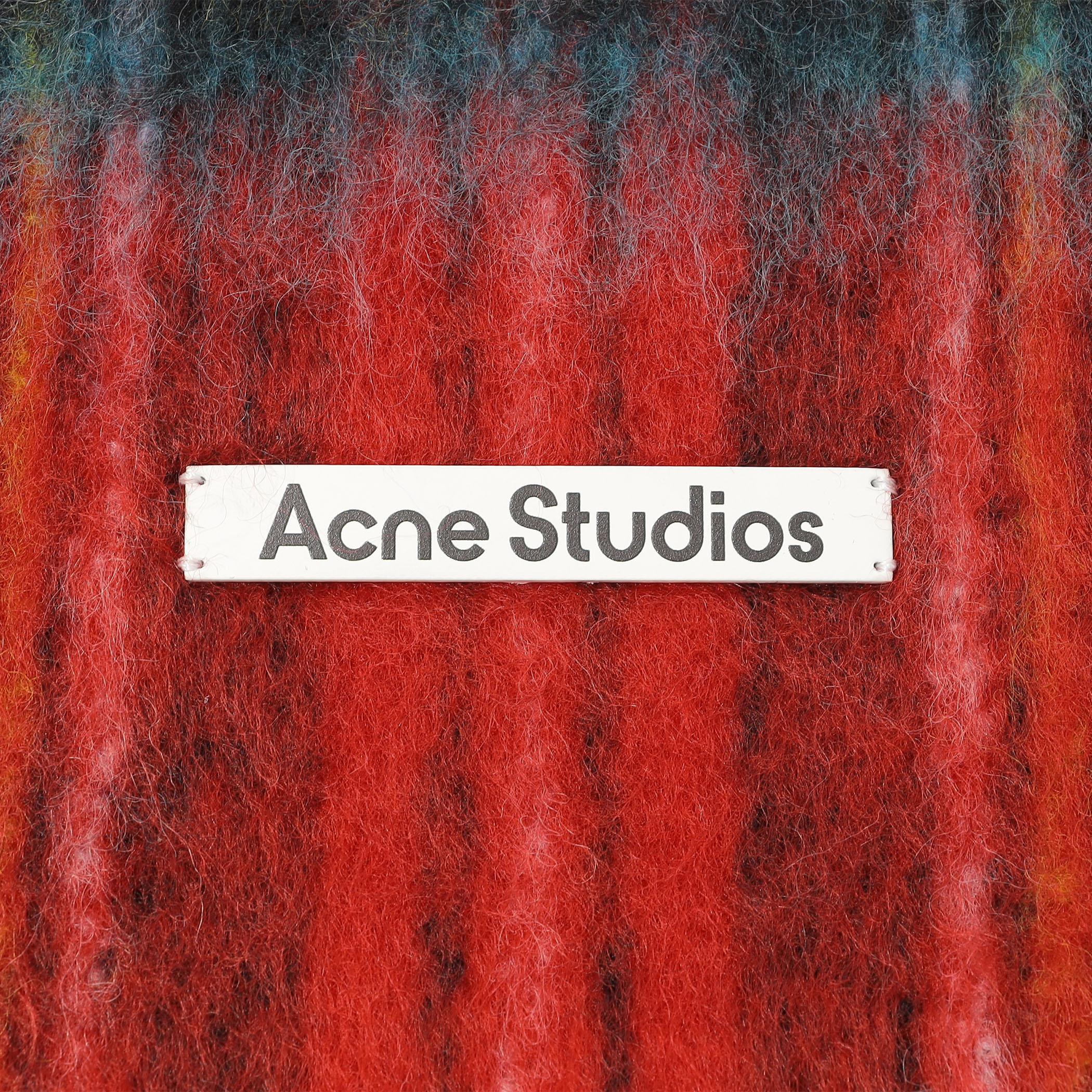 Acne Studios モヘヤチェックストール｜トゥモローランド 公式サイト
