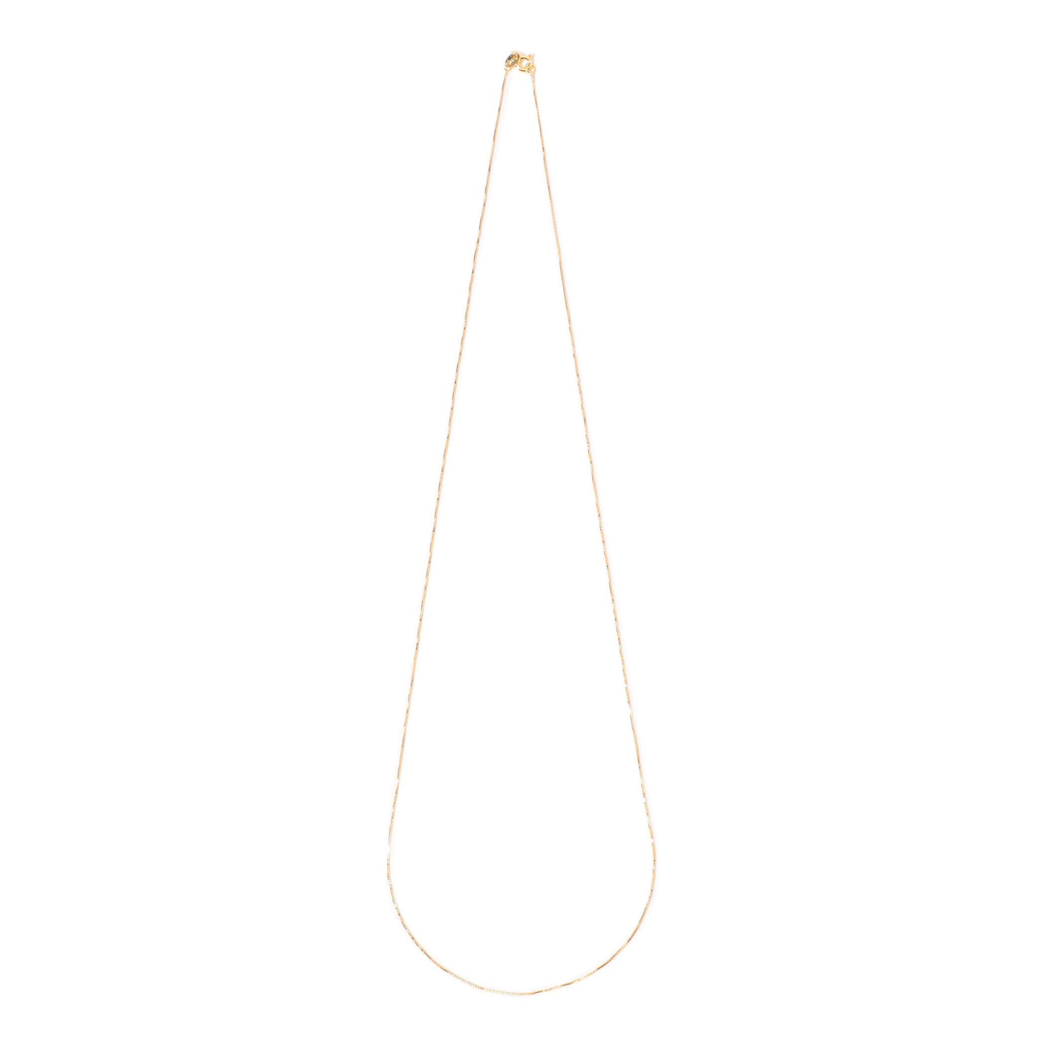 DAUGHTERS JEWELRY Slim box chain ネックレス
