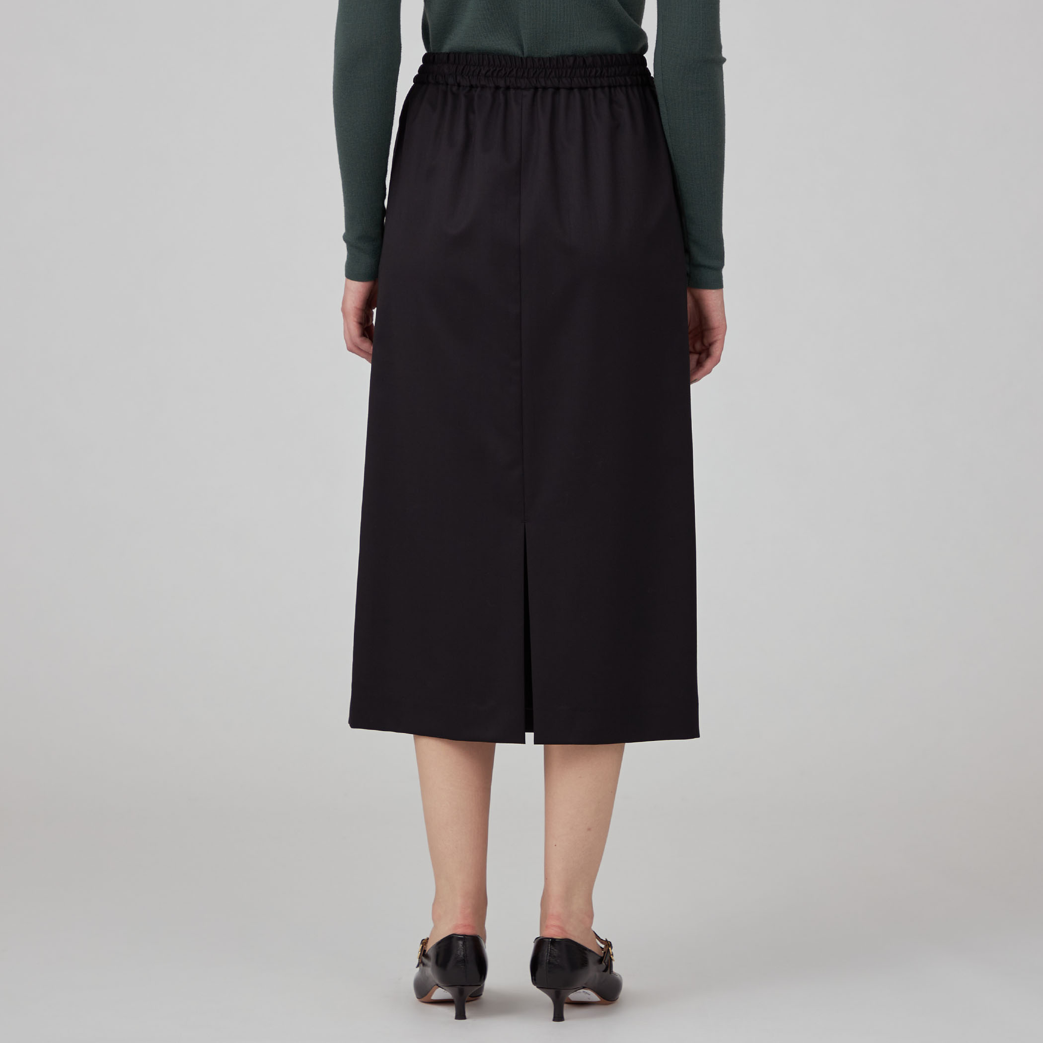 ファインウーステッドウール ストレートスカート｜トゥモローランド