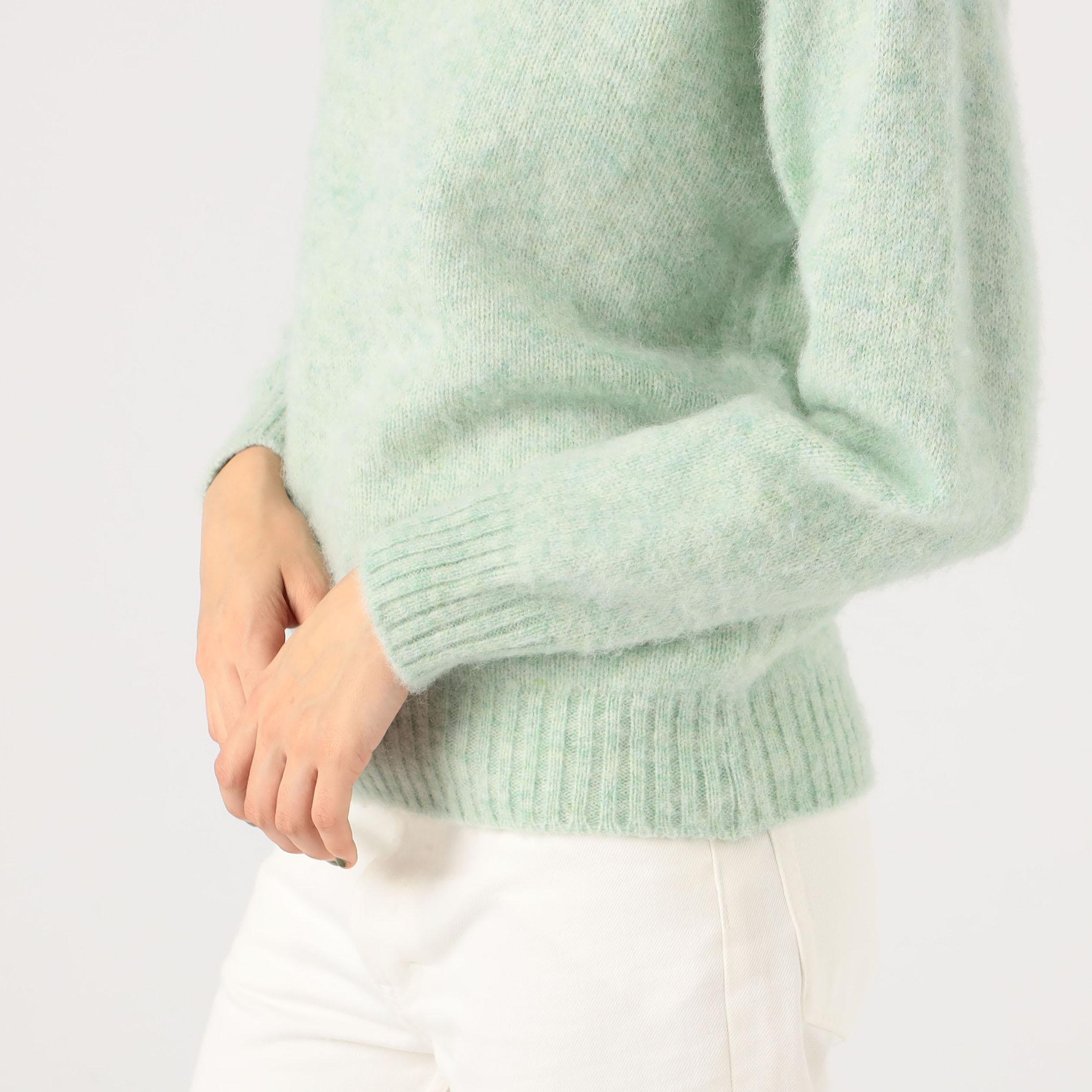 MHL. FELTED SHETLAND WOOL JKT/M/日本製 MHL. SOFT SHETLAND WOOL PULLOVER - &NEWS