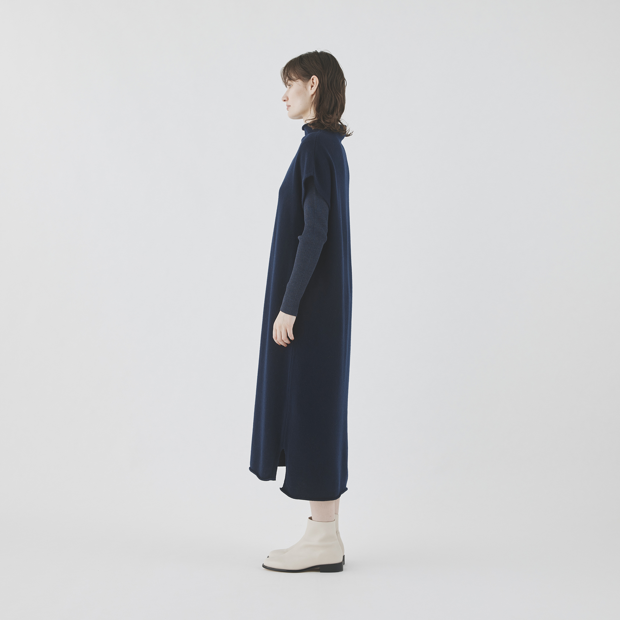ラムズウール ビルドネックワンピース｜トゥモローランド 公式通販