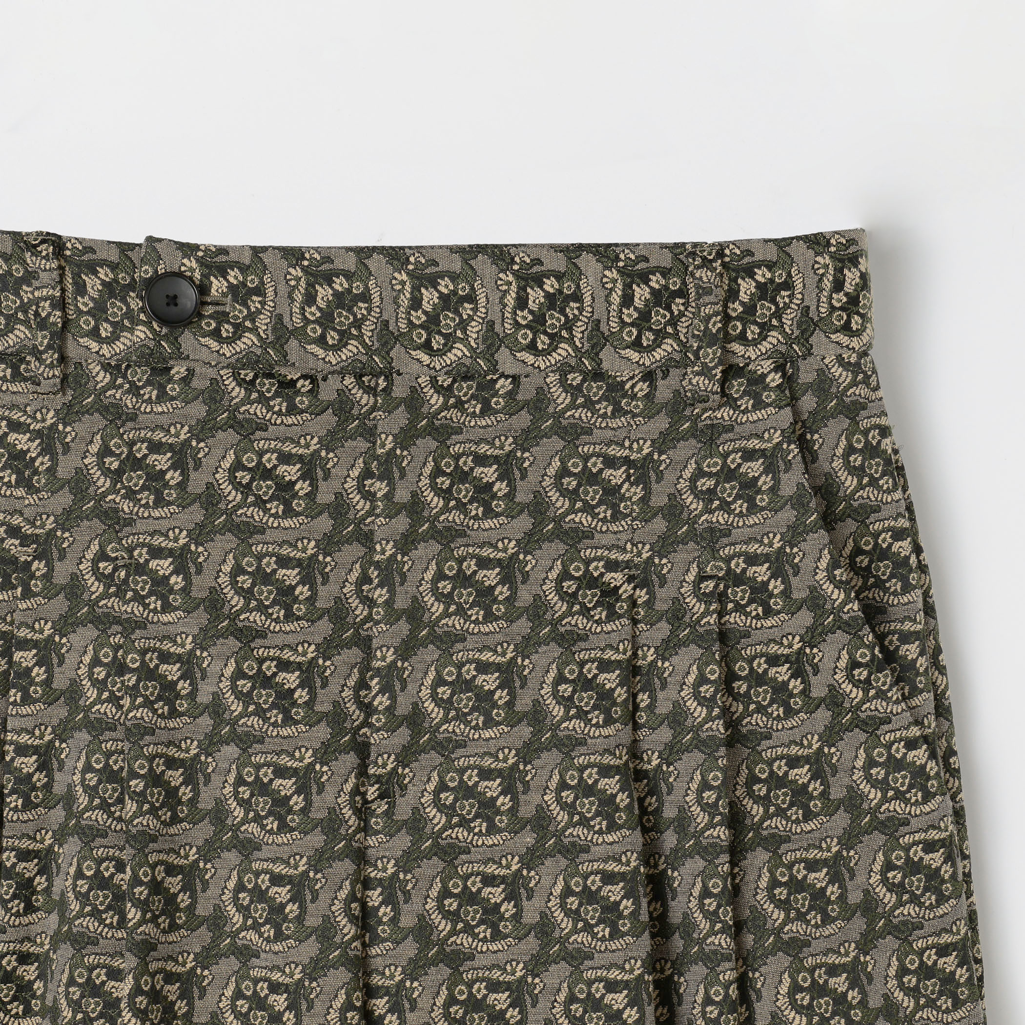 CABaN NOIXジャカード 2タックセミワイドパンツ