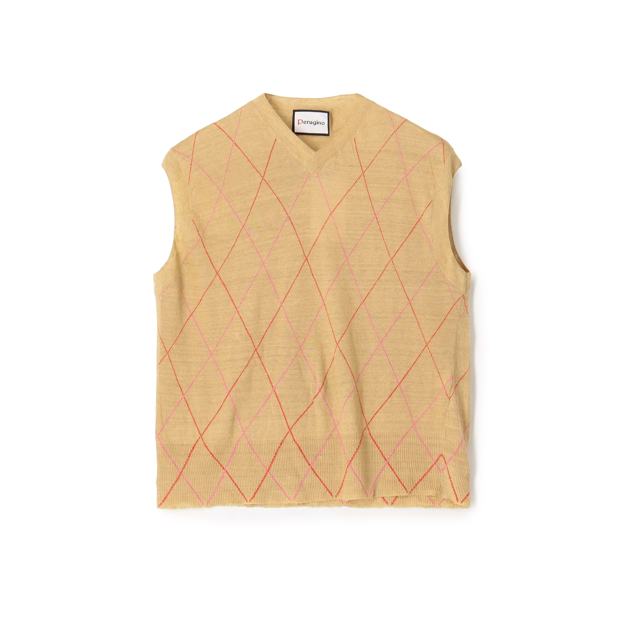PERUGINO 別注 Vネック ベスト
