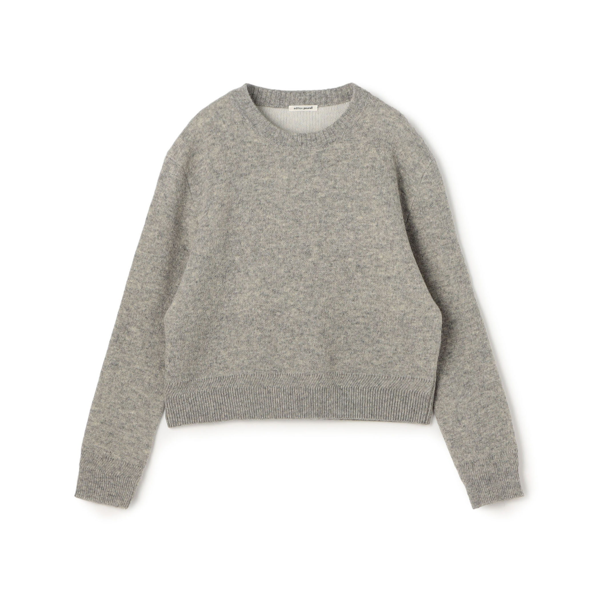 【WEB先行予約】edition pourell ダブルフェイス ニットプルオーバー
