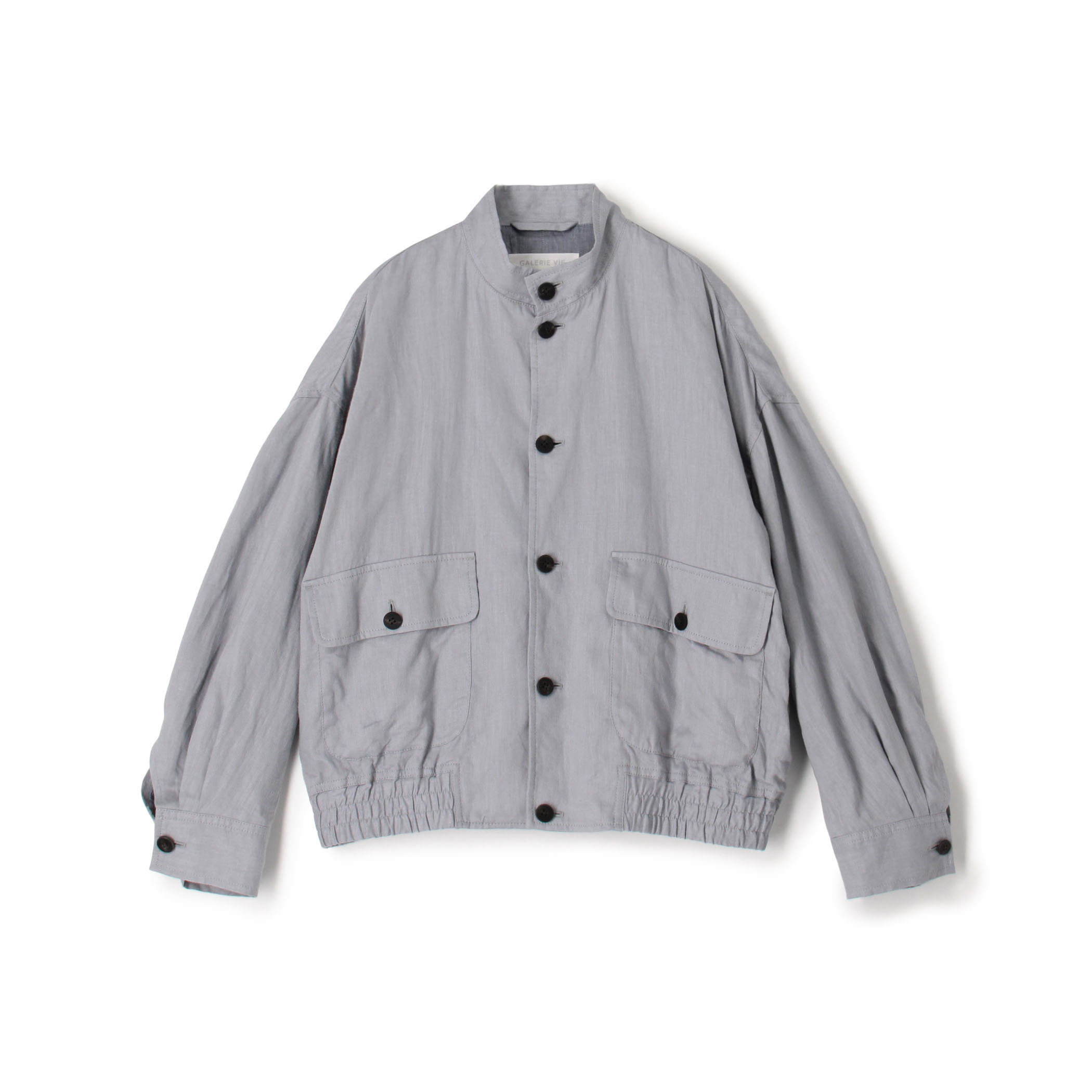 ダストリネン スタンドカラーブルゾン