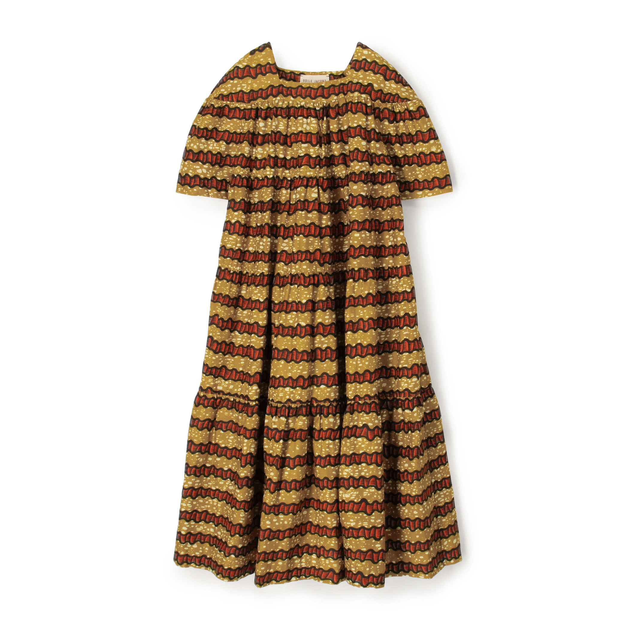 ODILE JACOBS Bethsabee Dress プリントドレス