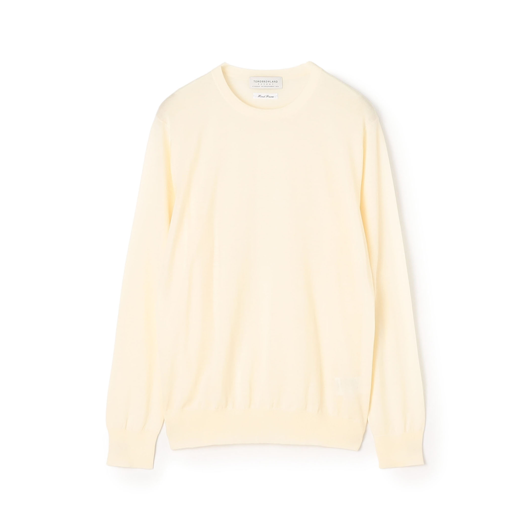 TOMORROWLAND tricot スーパーファインメリノウール クルーネックニット S-WOOL
