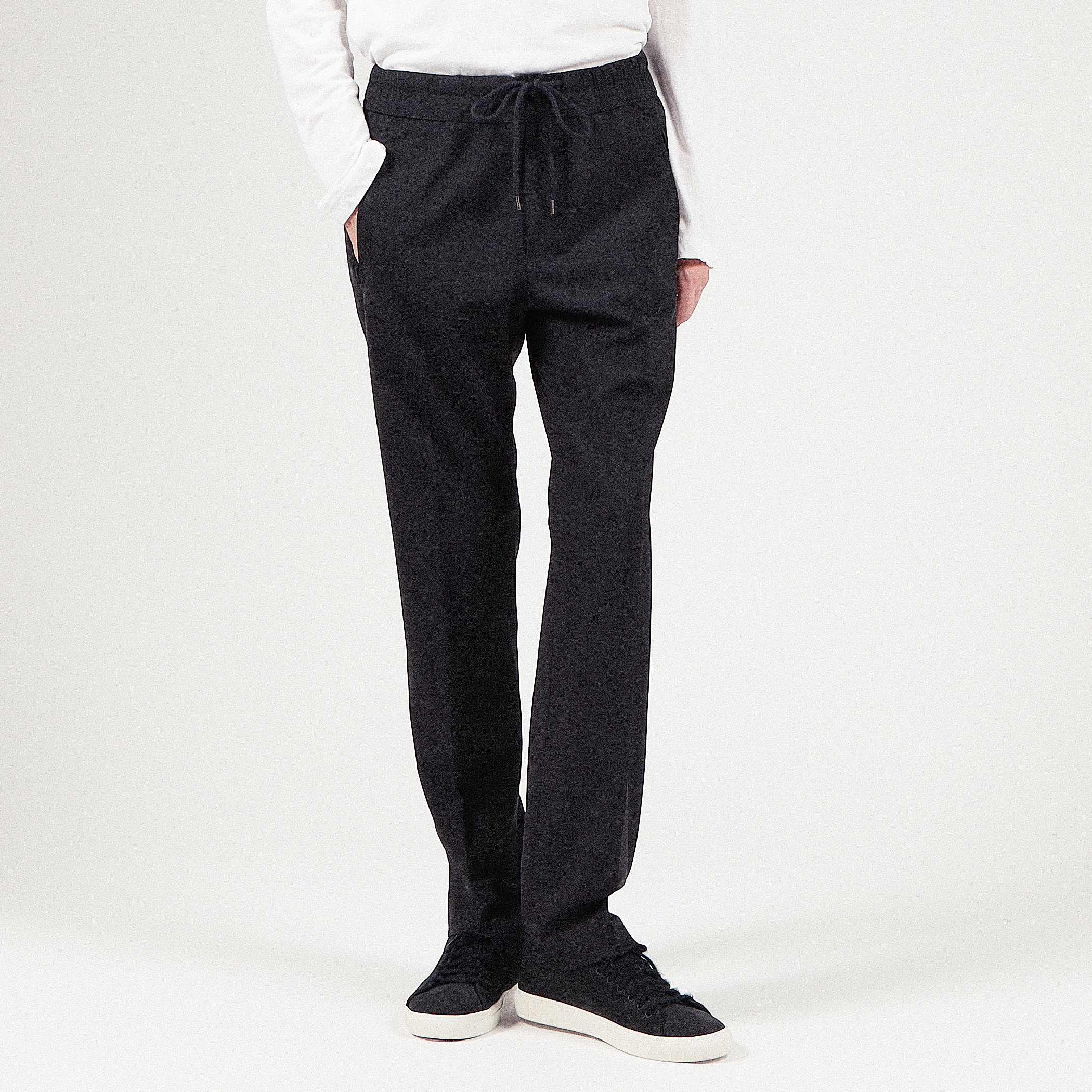 ストレッチウール ドローストリングパンツ MYDW1391｜トゥモローランド