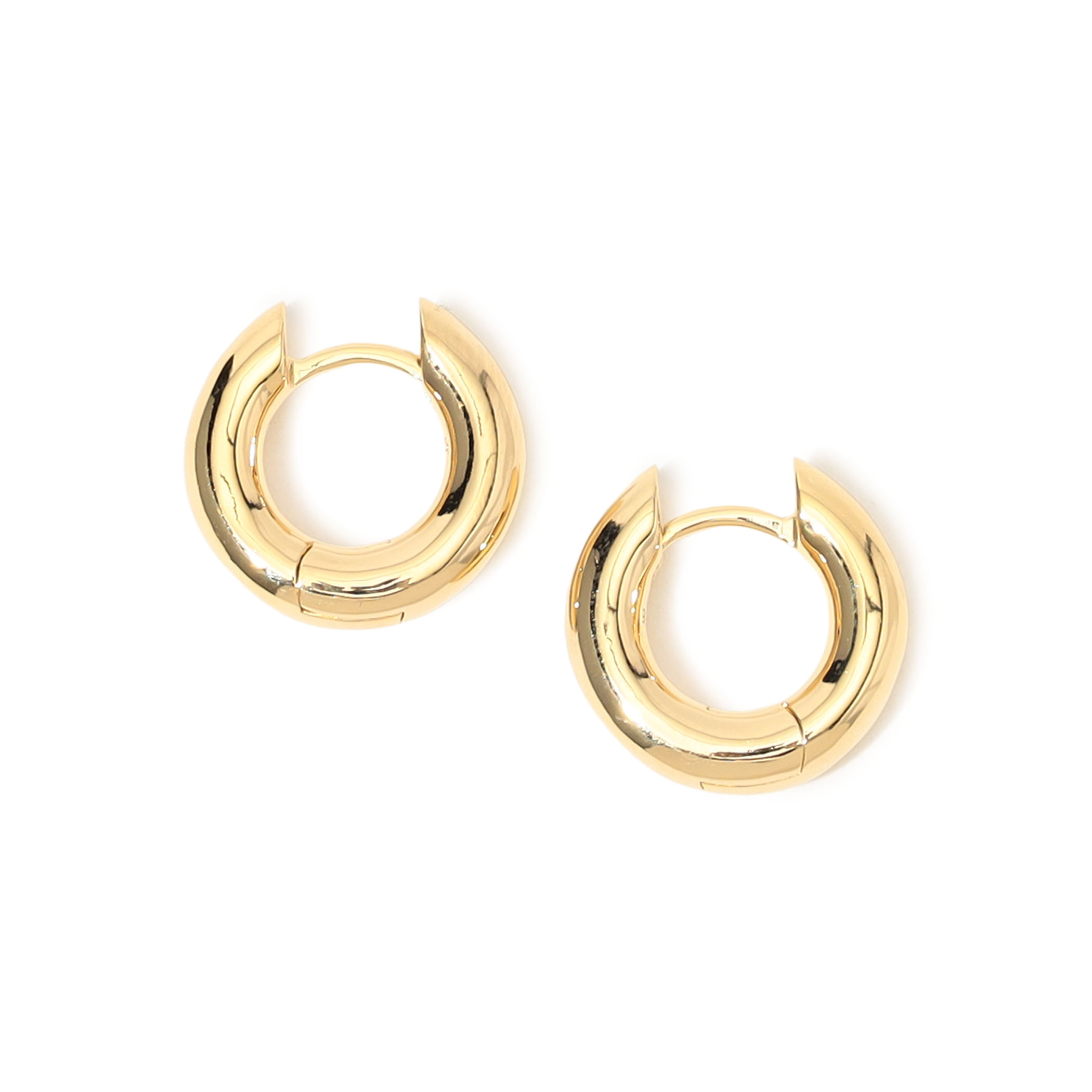 Otiumberg. Small Chunky Hoops ゴールドピアス