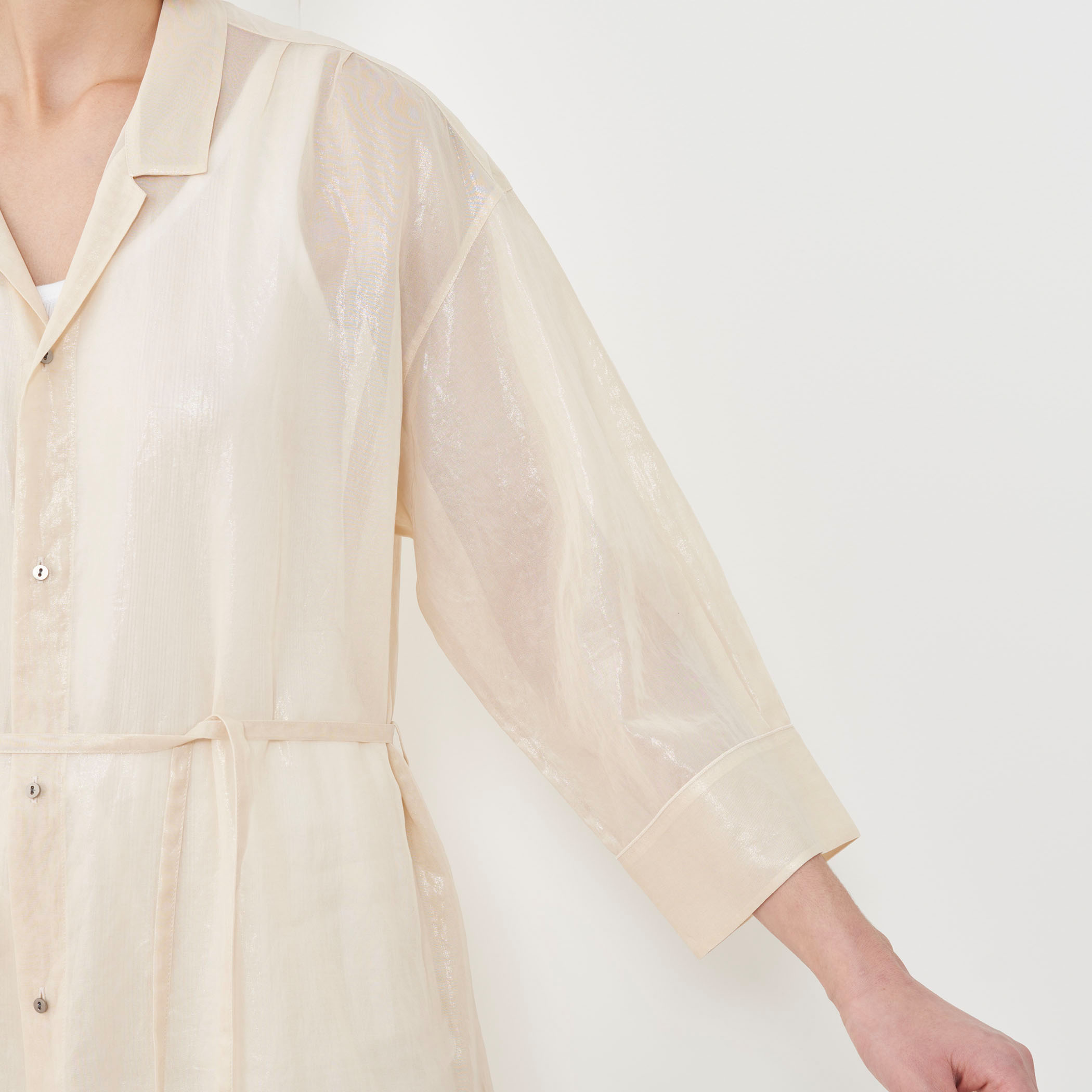 □ ボイルワッシャー シャツワンピース｜トゥモローランド 公式通販