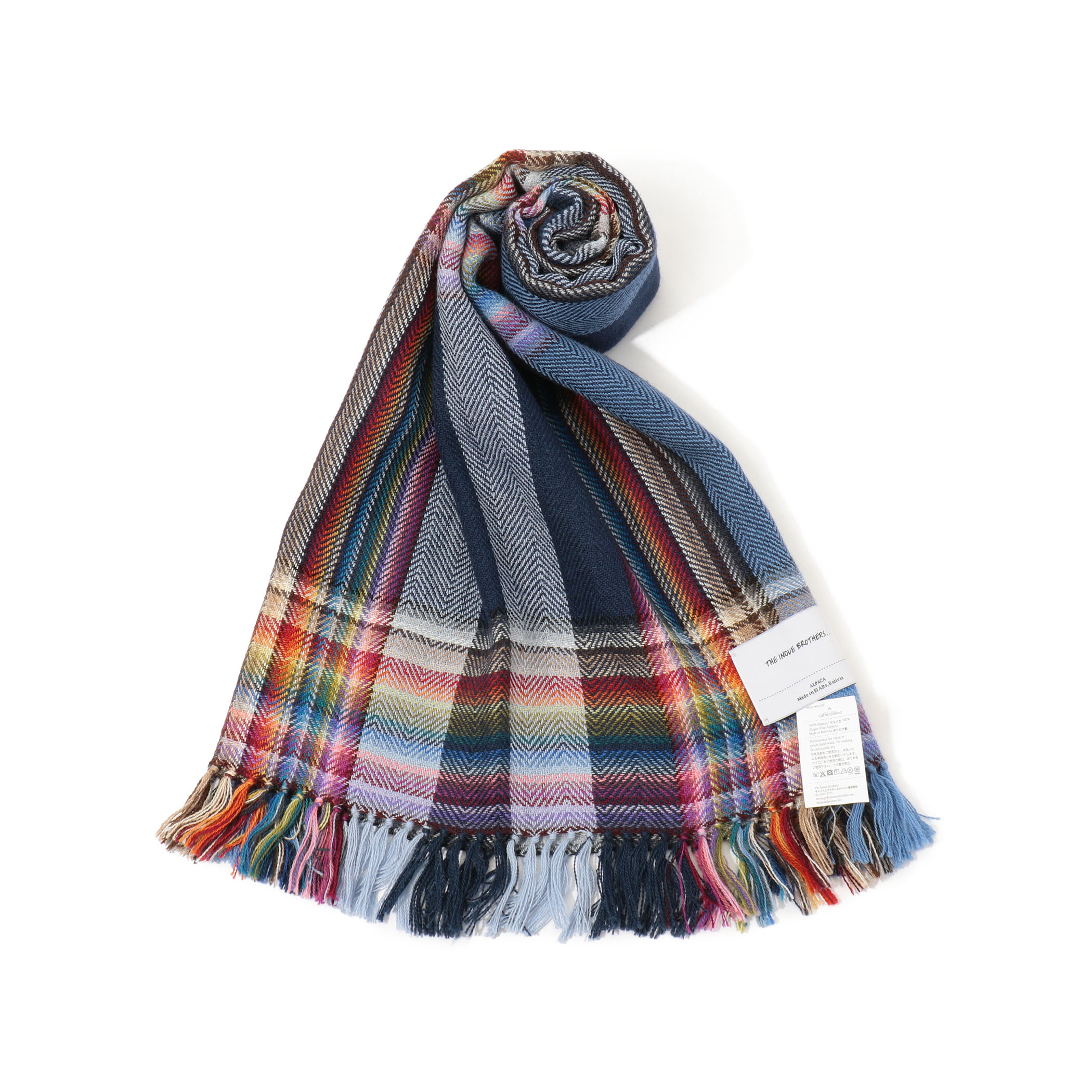 THE INOUE BROTHERS Multi Coloured Scarf アルパカ ストール
