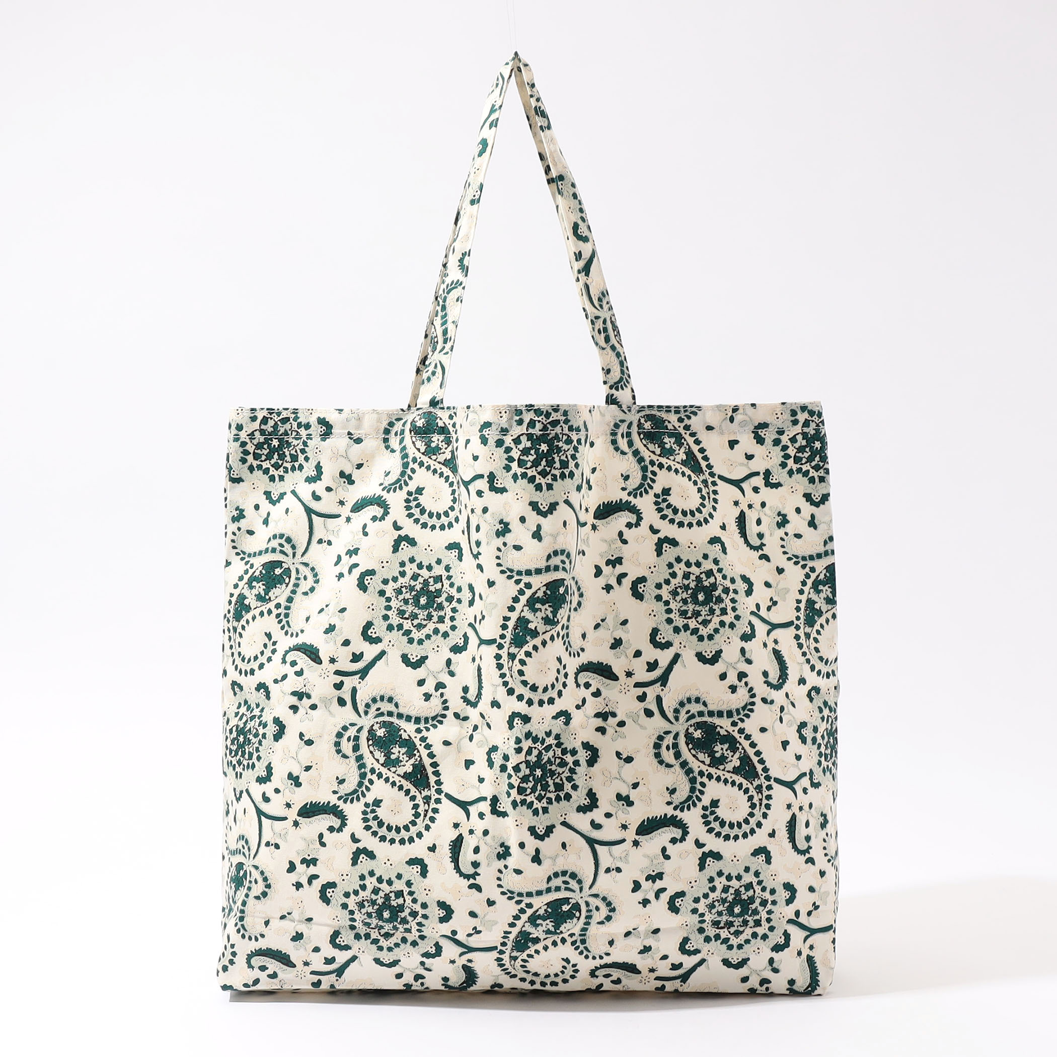 SOULEIAO コットンオックス ポケッタブルトートバッグ