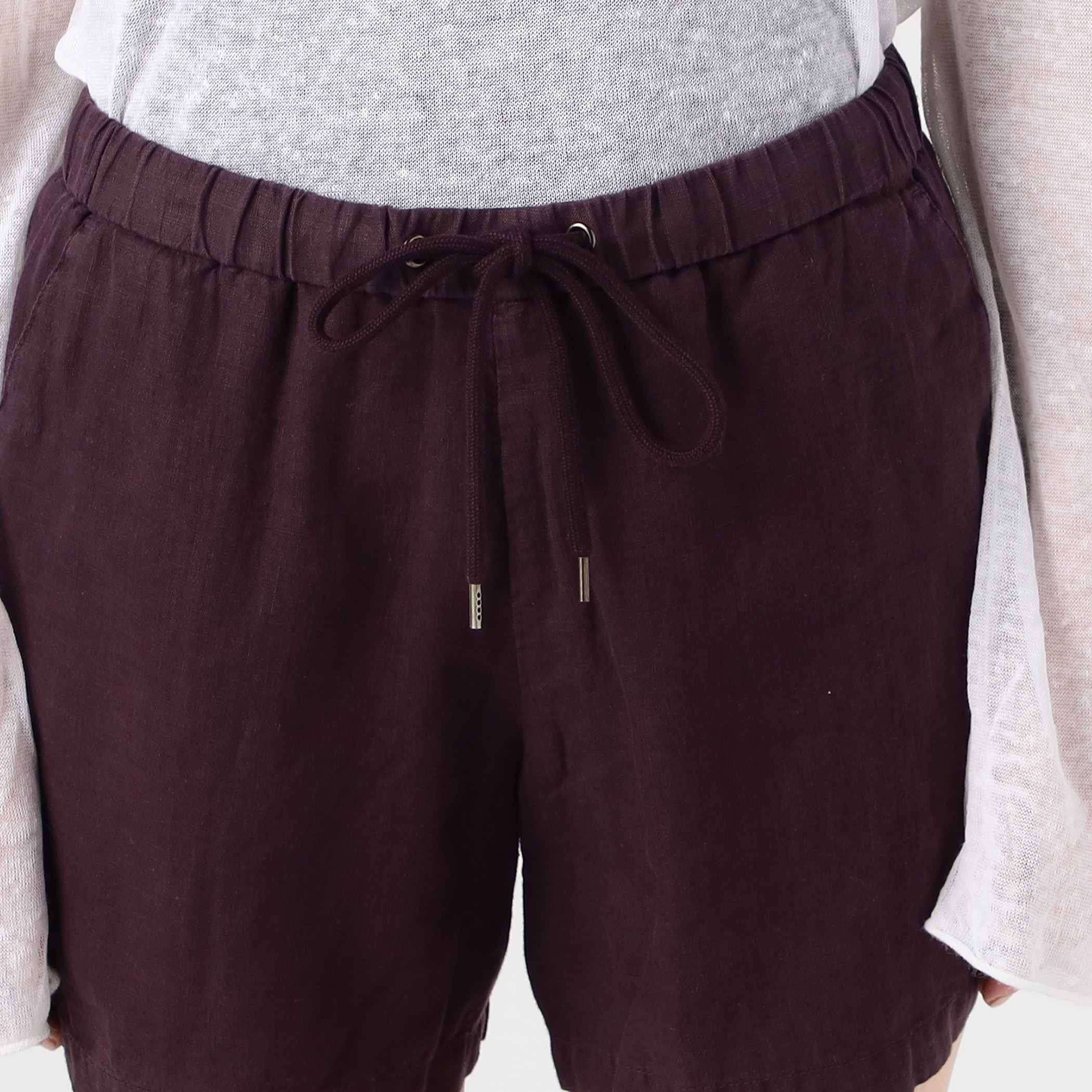 JAMES PERSE　リネン　ショートパンツ ウエストゴム コットンリネン ショートパンツ MLCE4270 | JAMES PERSE