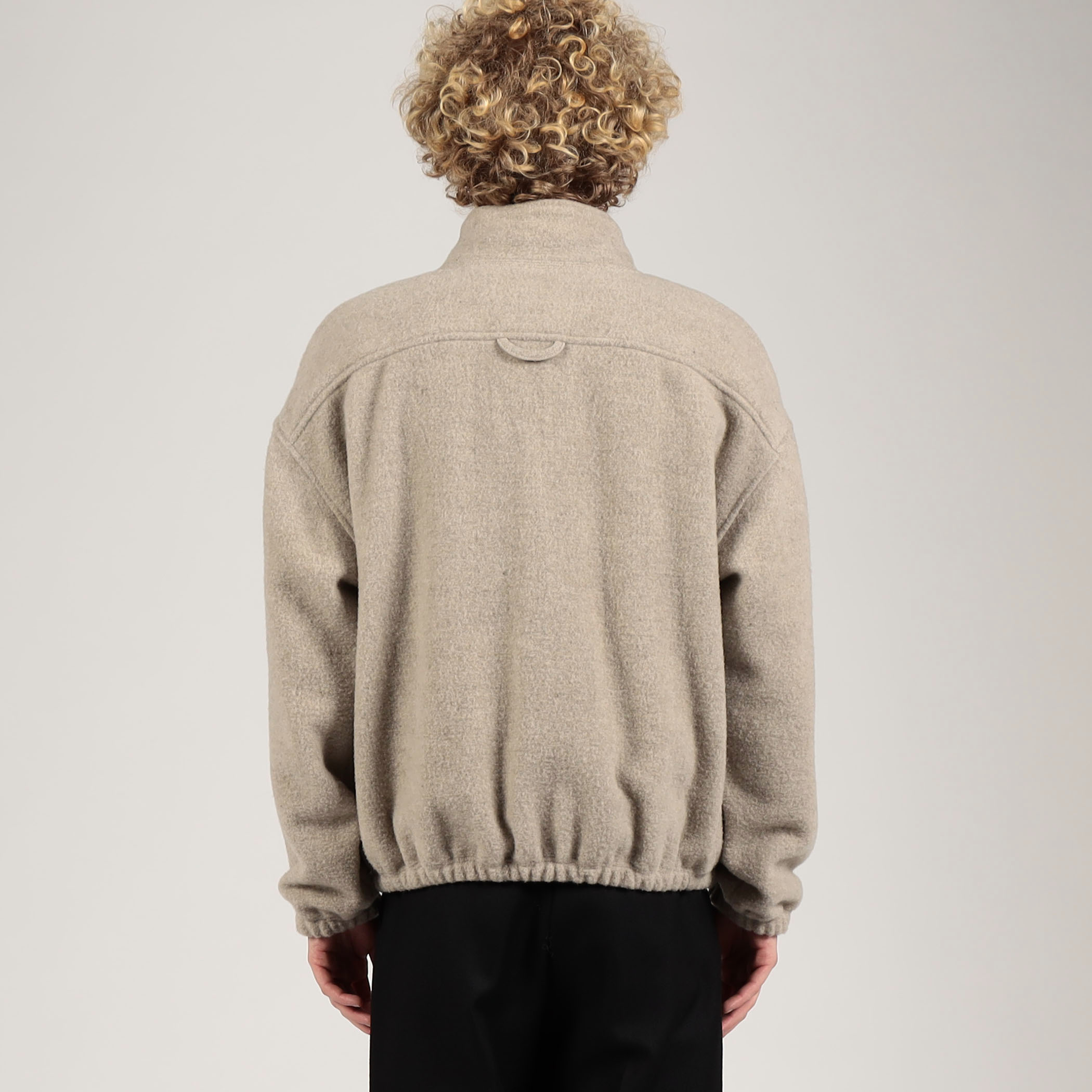 rier リア natural wool fleece フリース-