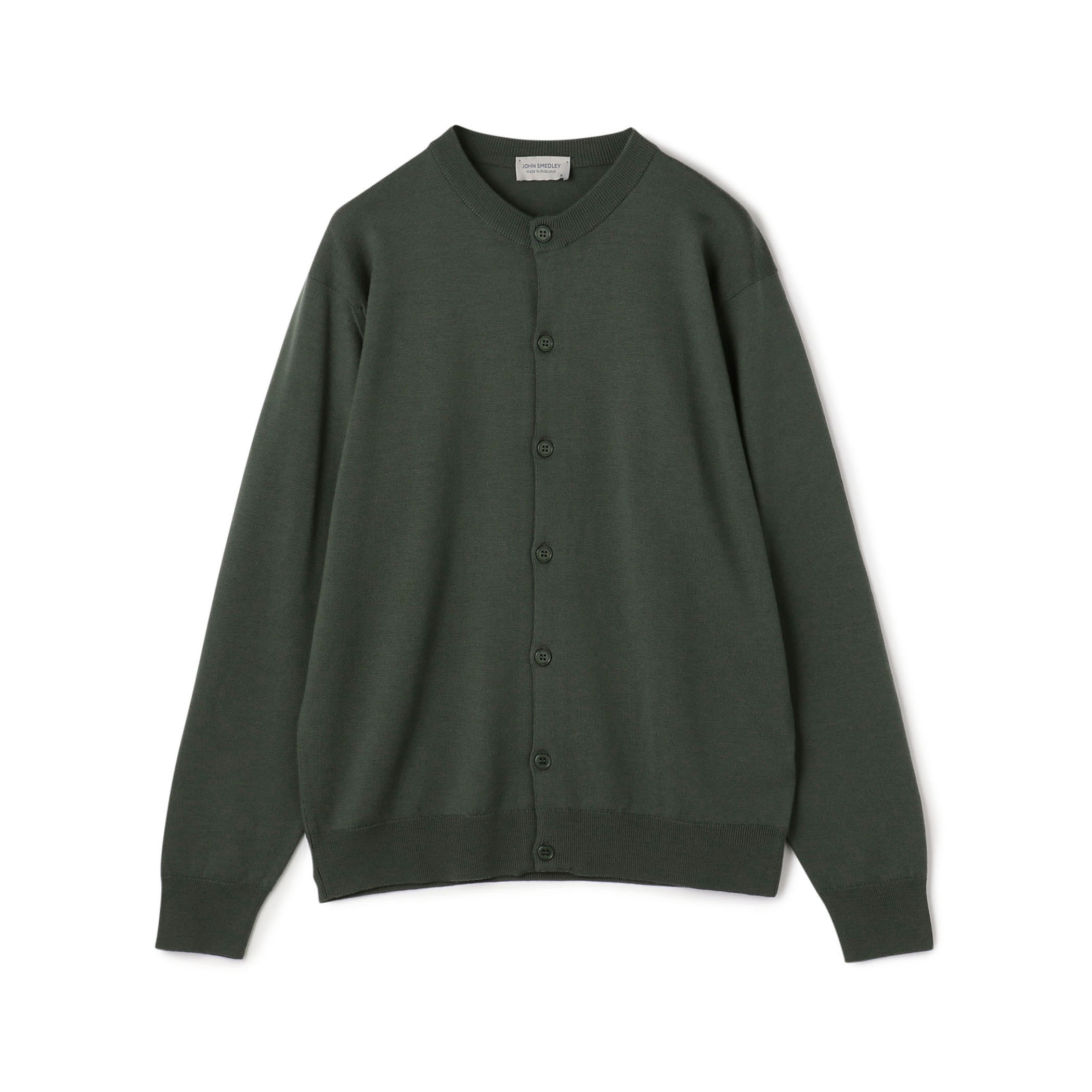 JOHN SMEDLEY 24G クルーネックカーディガン