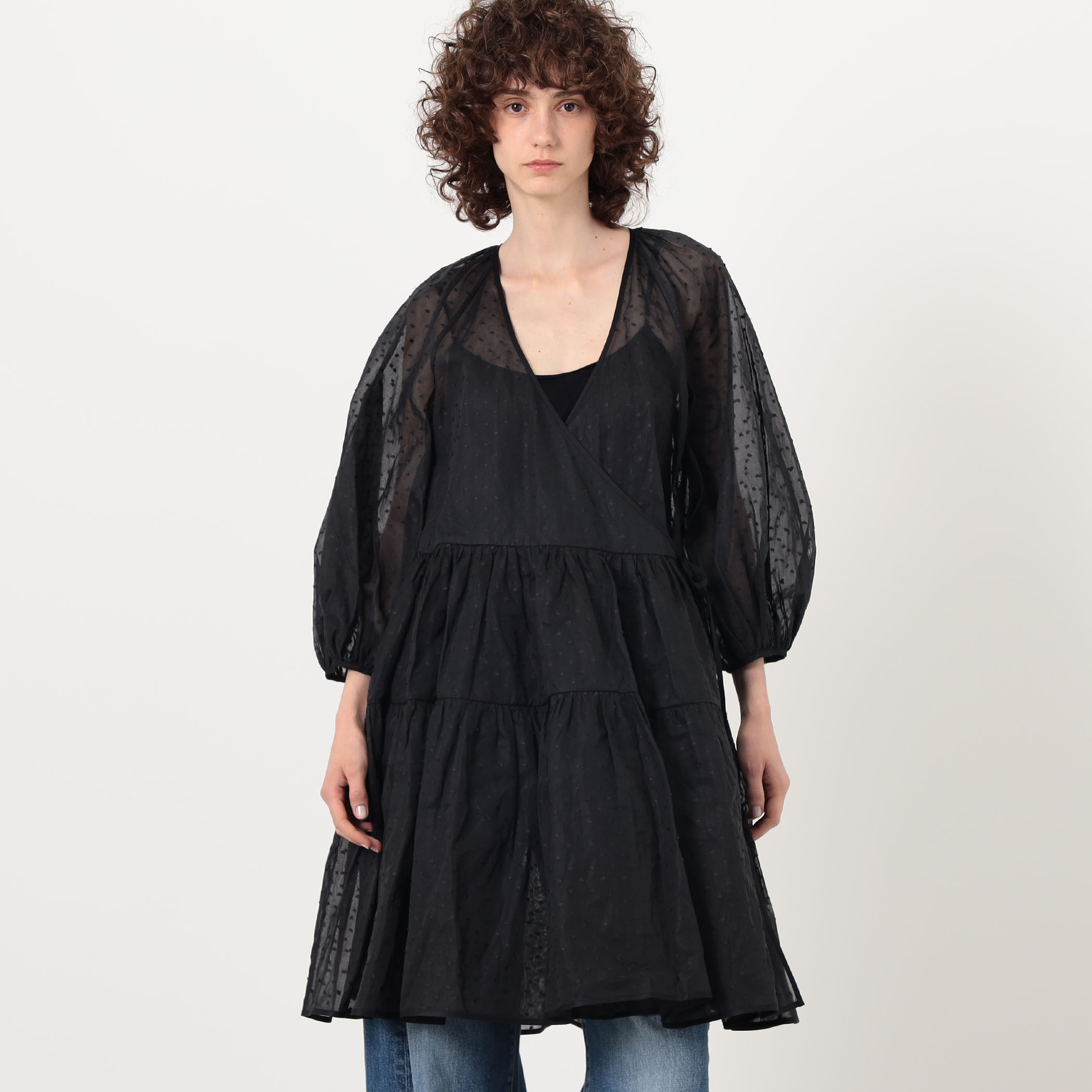 CECILIE BAHNSEN MIRABELLE DRESS ティアードワンピース