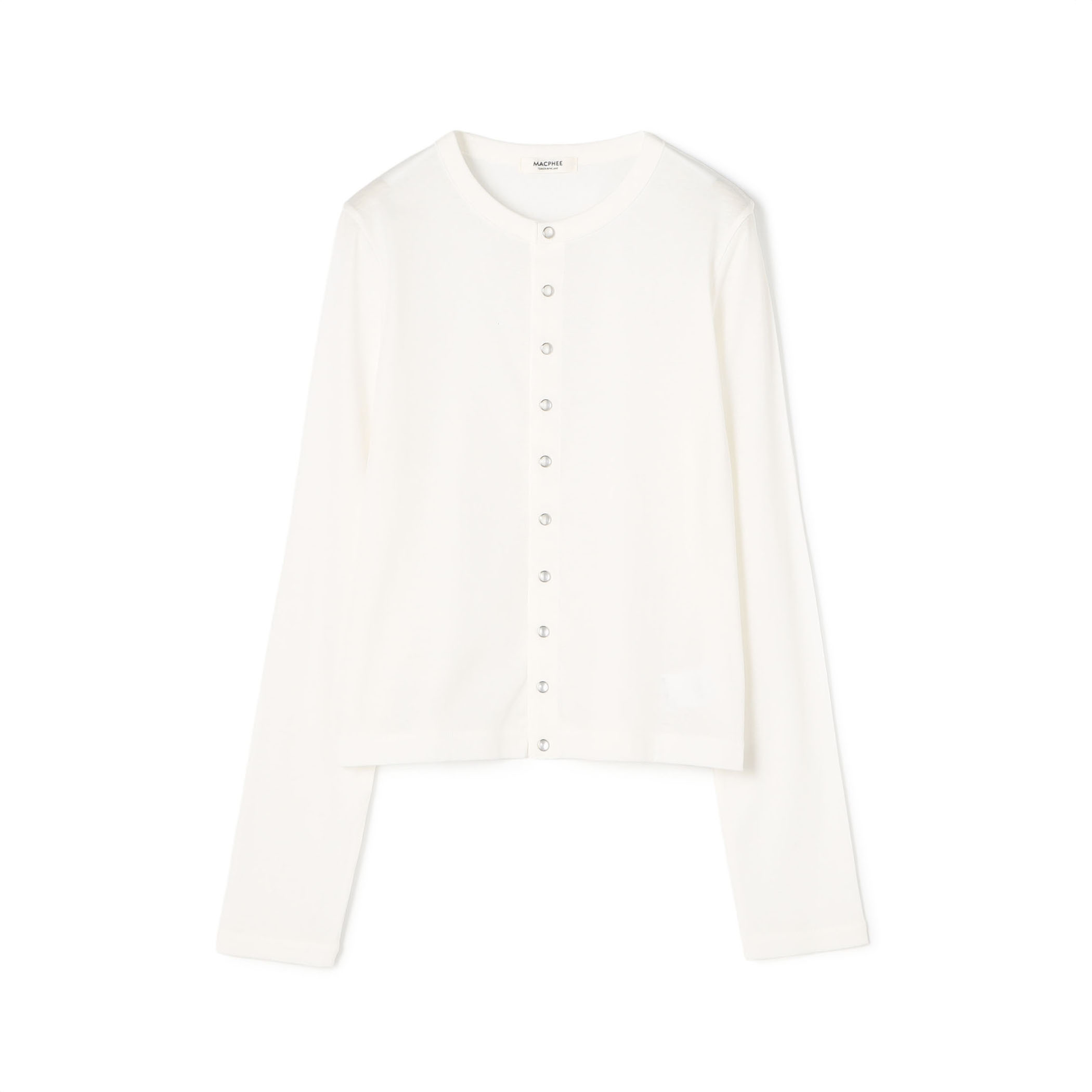 【WEB先行予約】ハイゲージジャージー クルーネックカーディガン