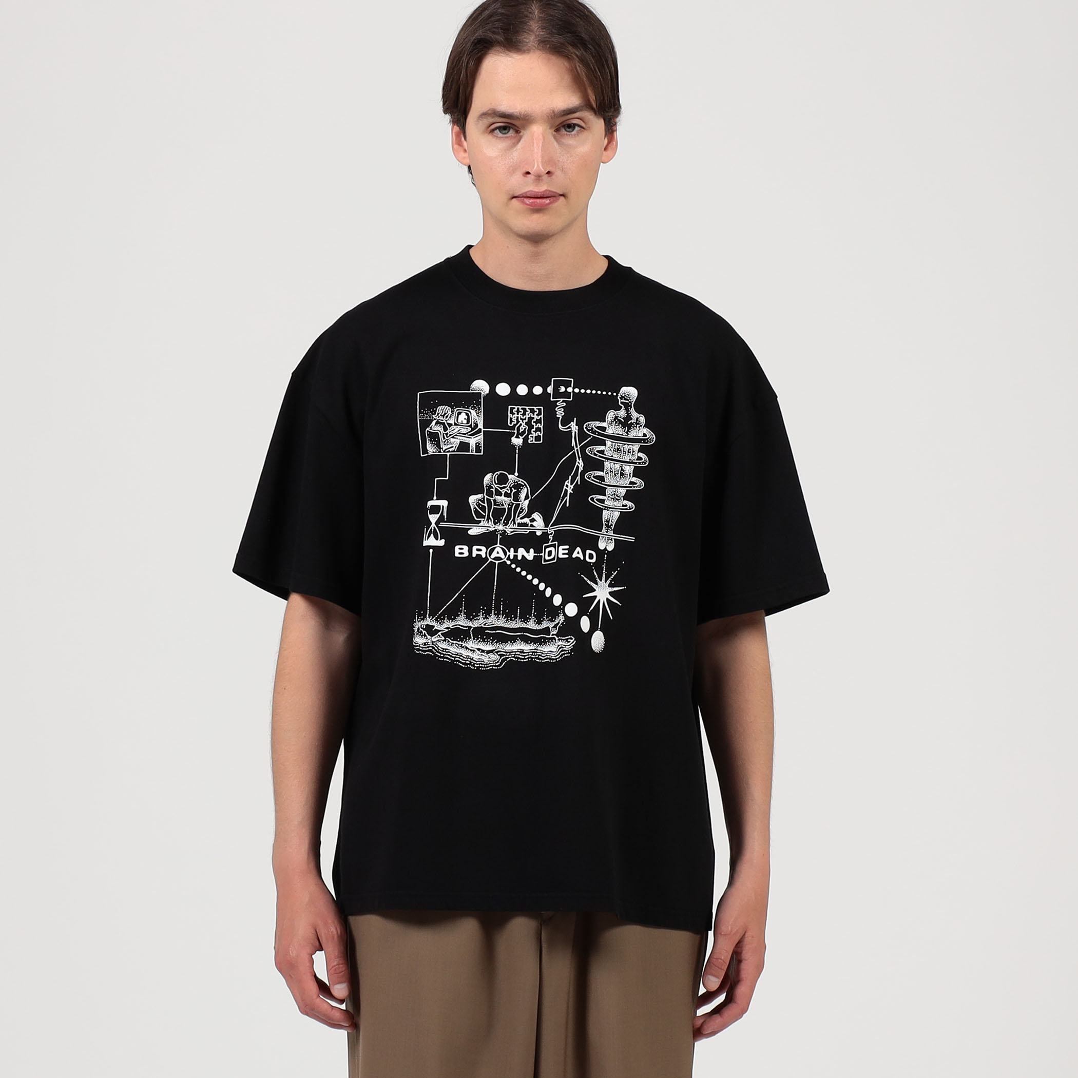 ブレインデッド★フューチャーサウンズTシャツ ギフト包装 セール】BRAIN DEAD / ブレインデッド FUTURE SOUNDS T-SHIRT