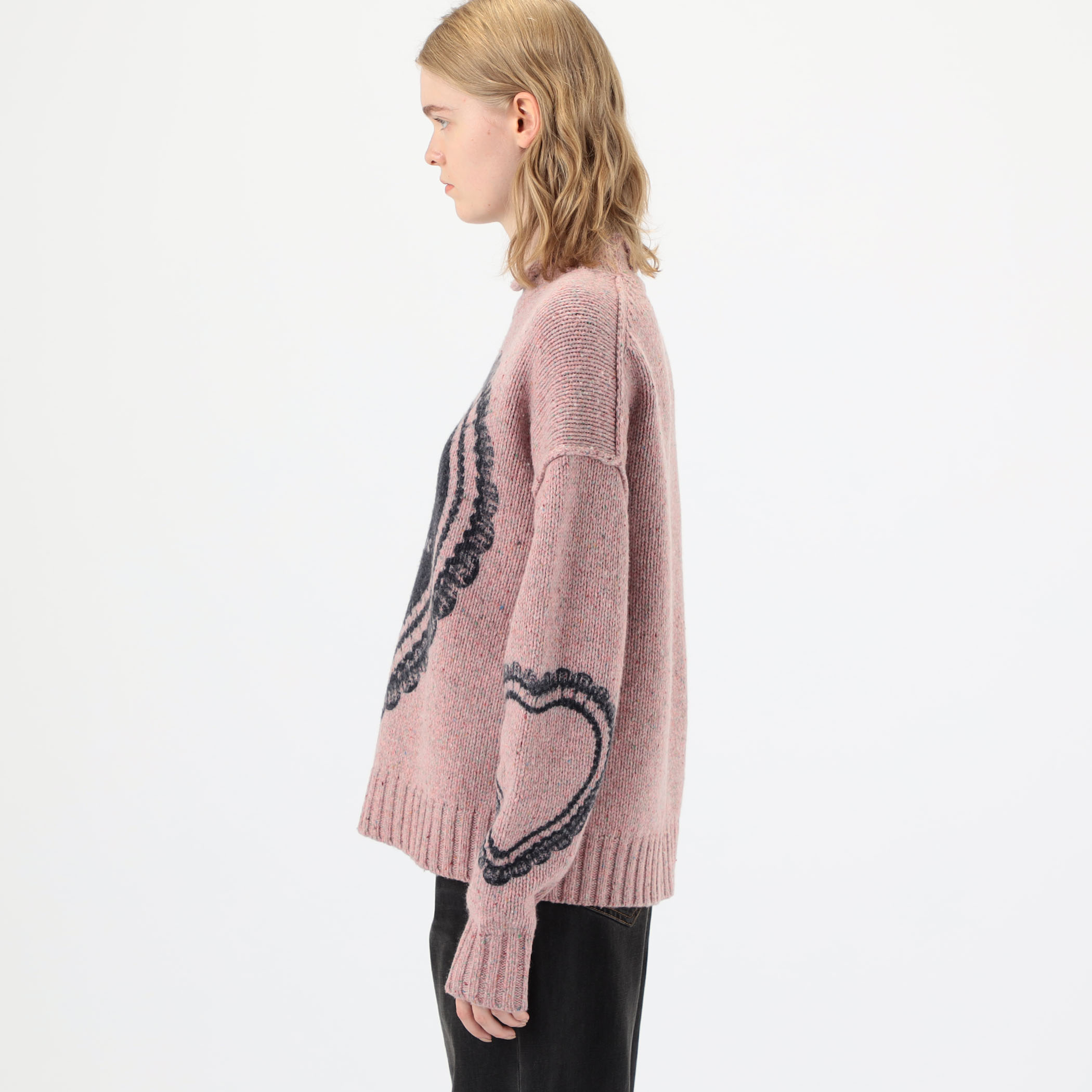 ACNE STUDIOS　ニット　XS Acne Studios FN-WN-KNIT000783 ハートモチーフニット