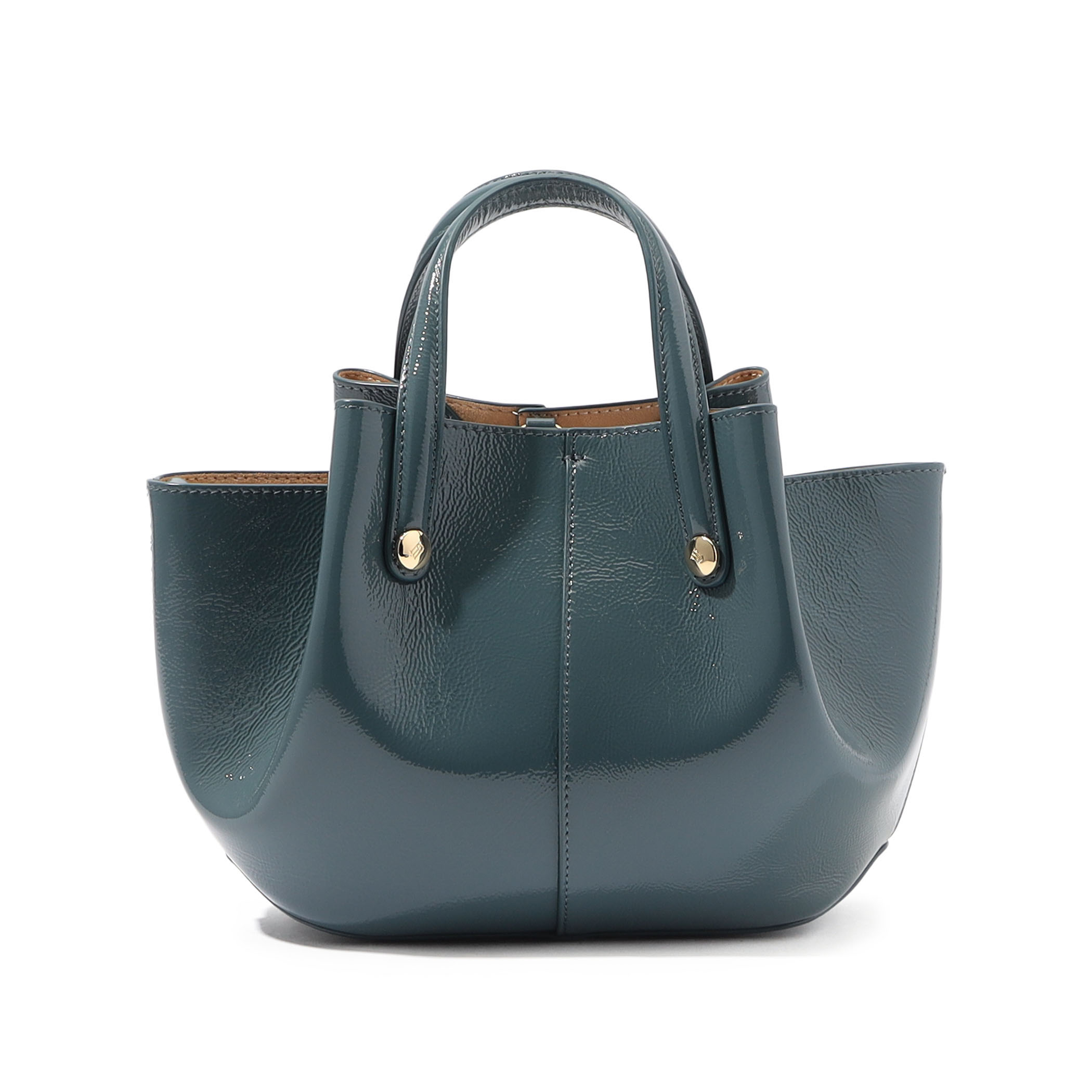 ATELIER TOMORROW SHELL MINI エナメルバッグ