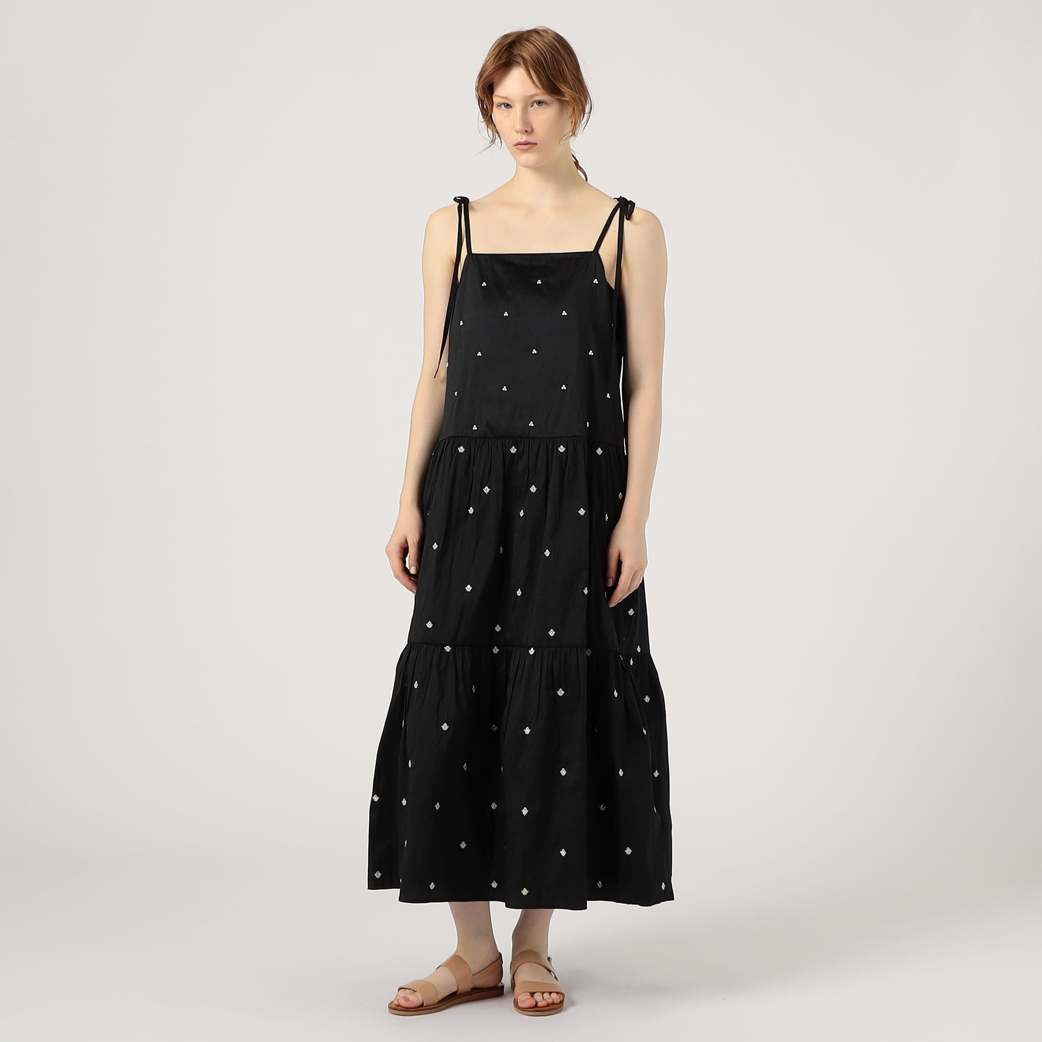 完売商品！TML別注ne Quittez pas BLACKキャミドレス 別注】ne Quittez pas BLACK