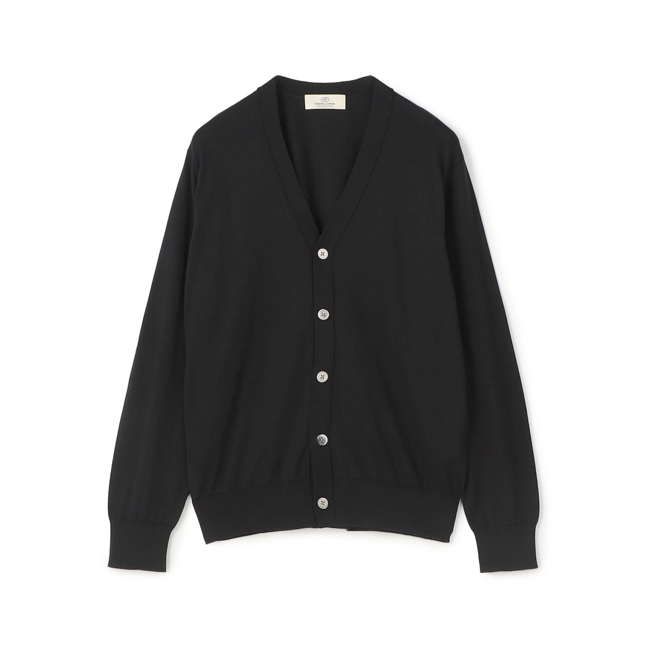 シーアイランドコットン Vネックカーディガン