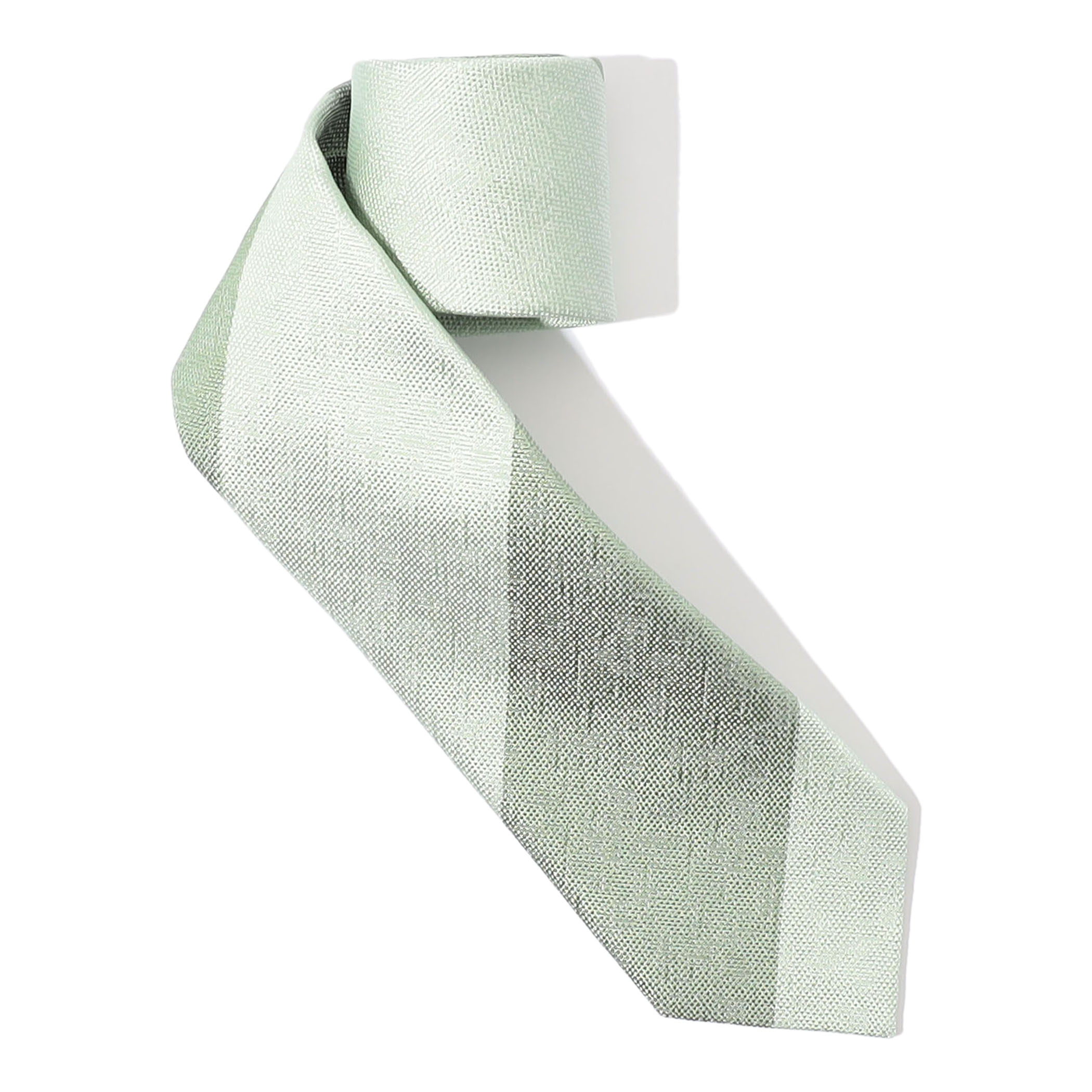 Seaward＆Stearn シルクネップ ワイドレジメンタルストライプネクタイ