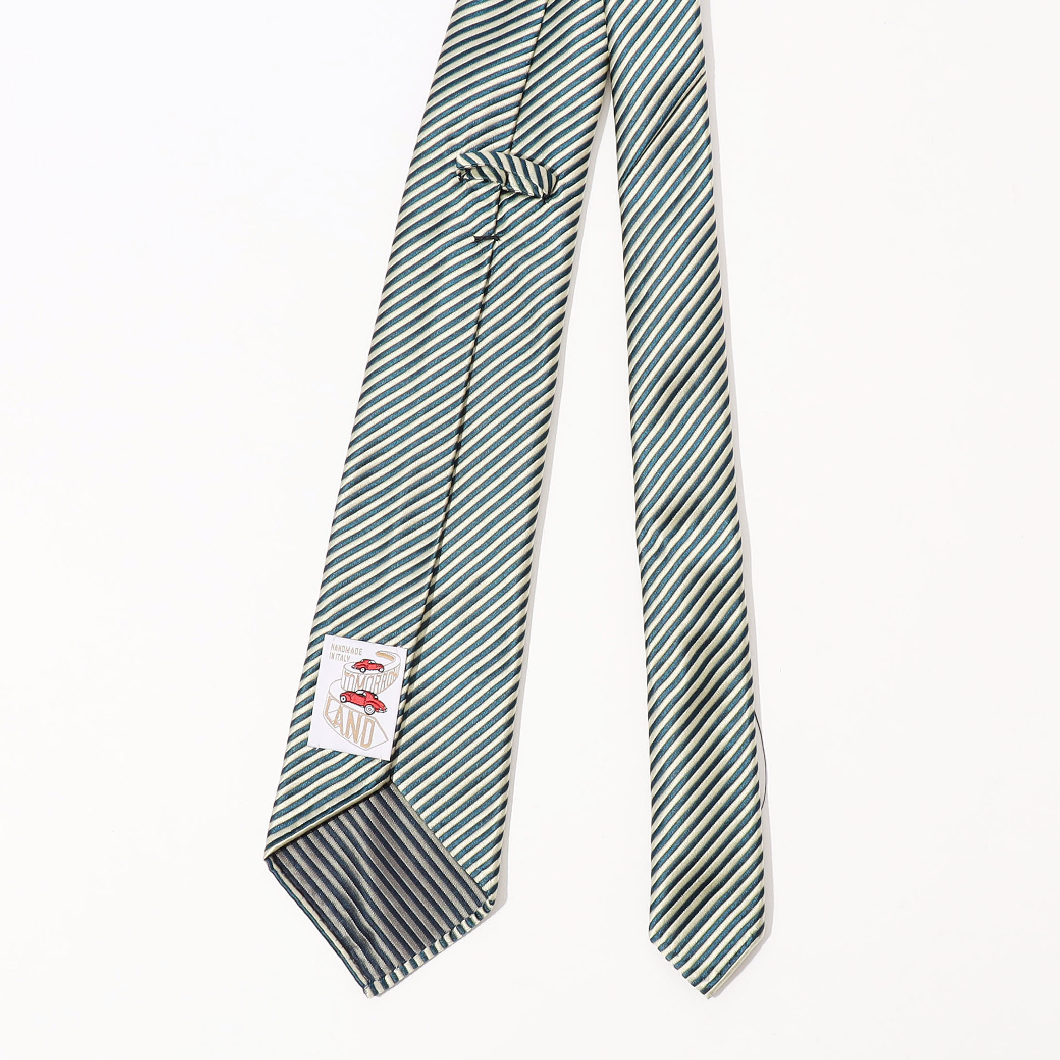 TOMORROWLAND MADE IN ITALY シルク レジメタルネクタイ