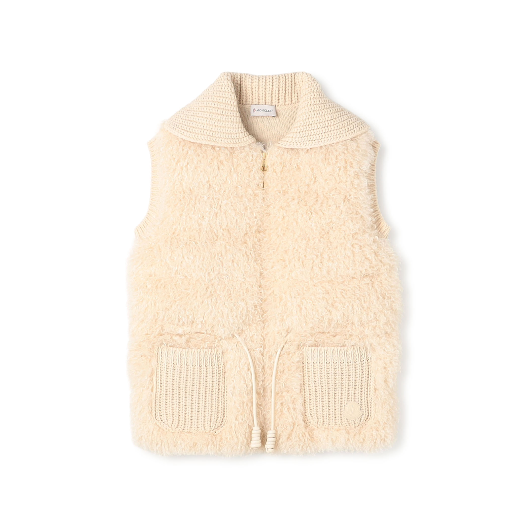 MONCLER フェイクファー ベスト