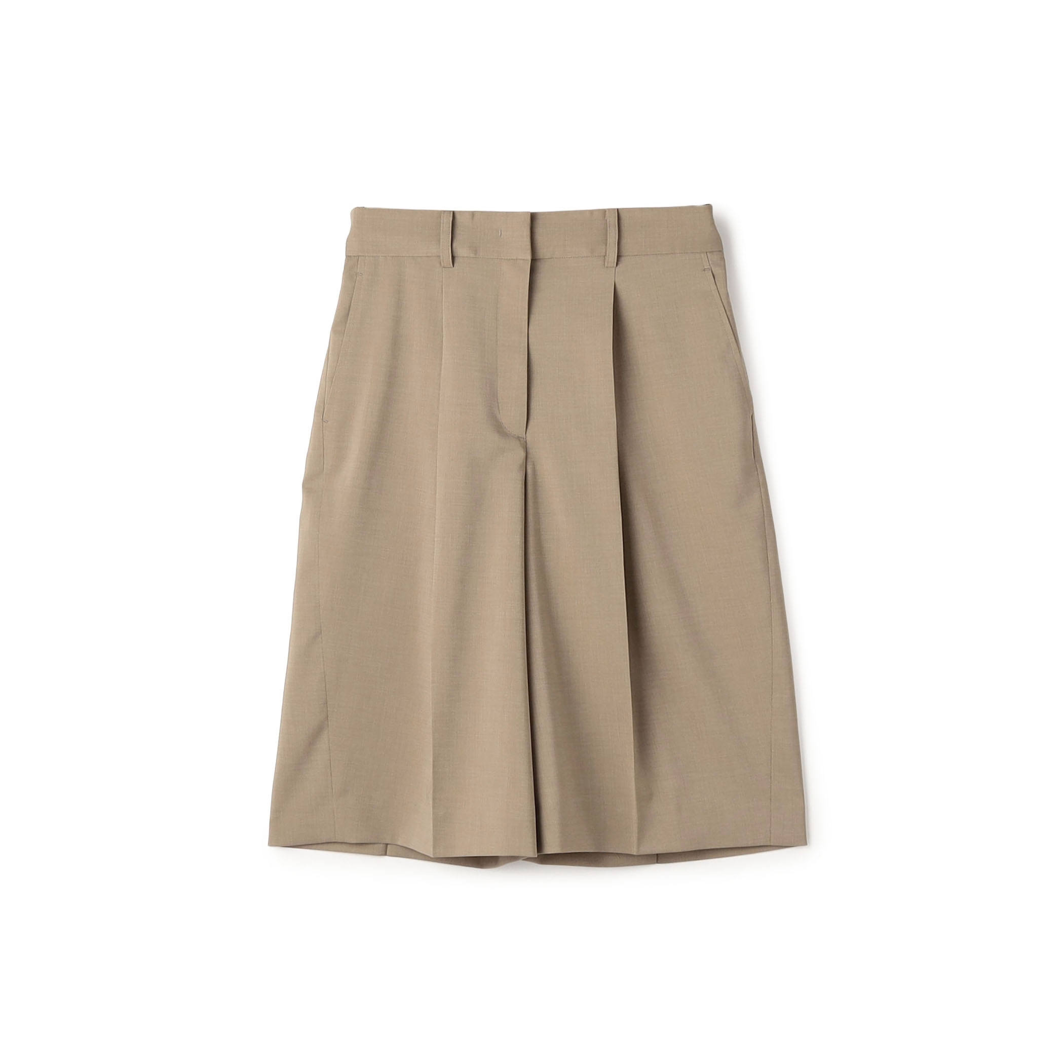 【WEB先行予約】ポリエステルツイル ハーフクロップドパンツ