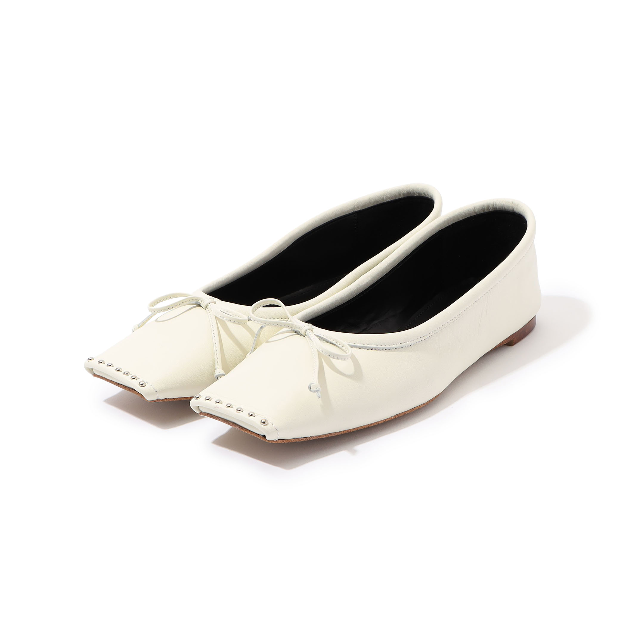CHEMBUR SQ FLAT STUDS BALLET シューズ