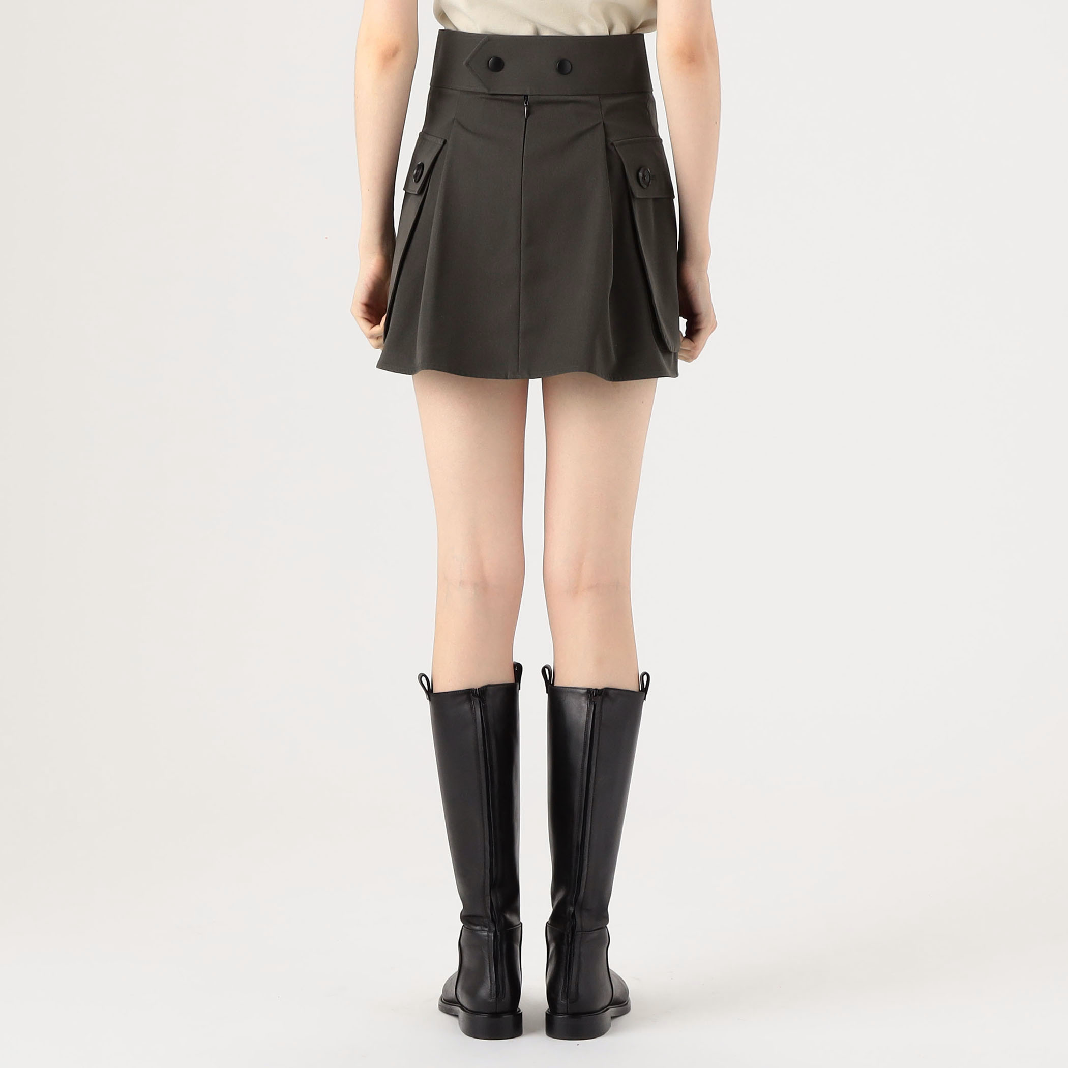 □Edition×THE RERACS Collaboration Label MINI SKIRT