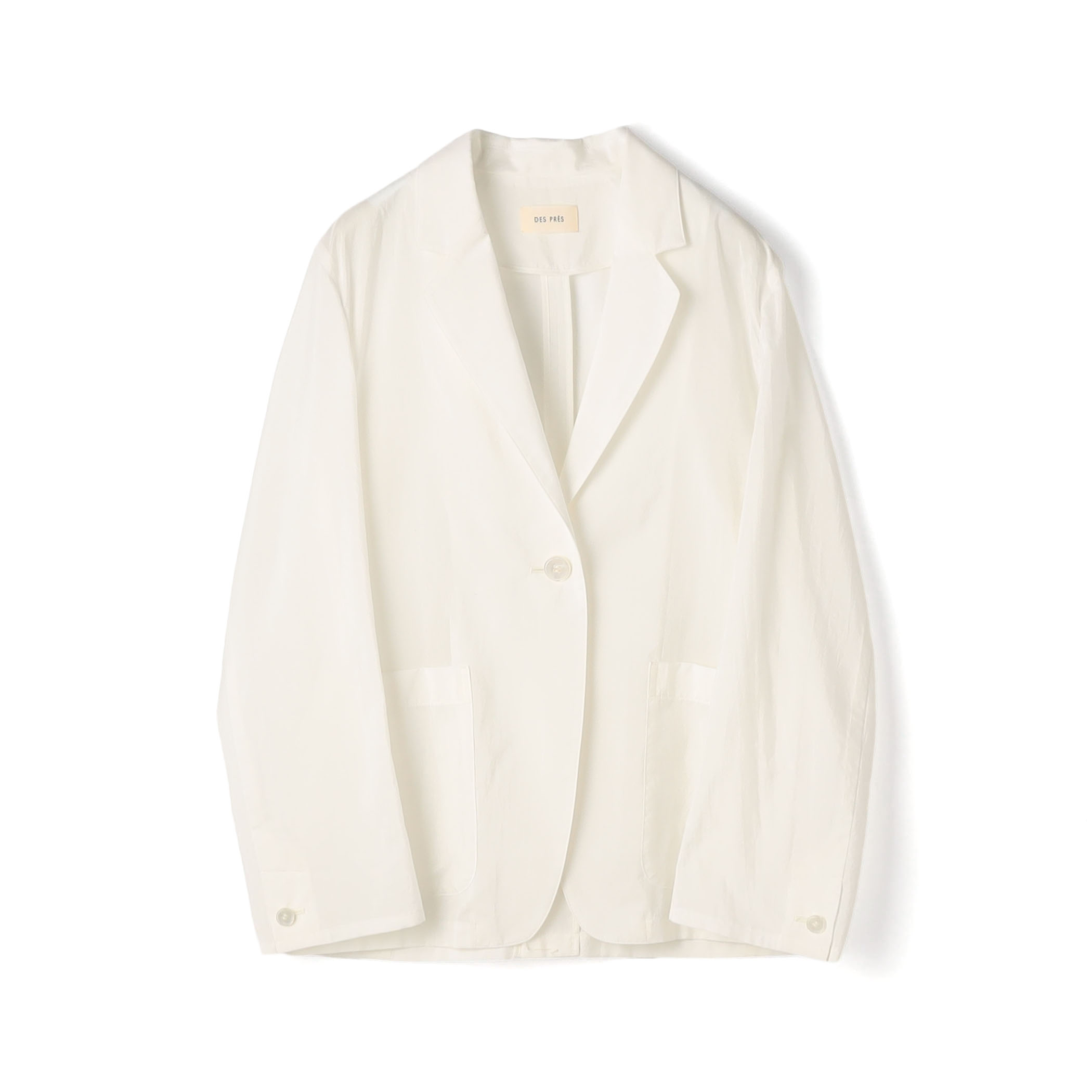 【WEB先行予約】 コットンシルクタイプライター テーラードジャケット